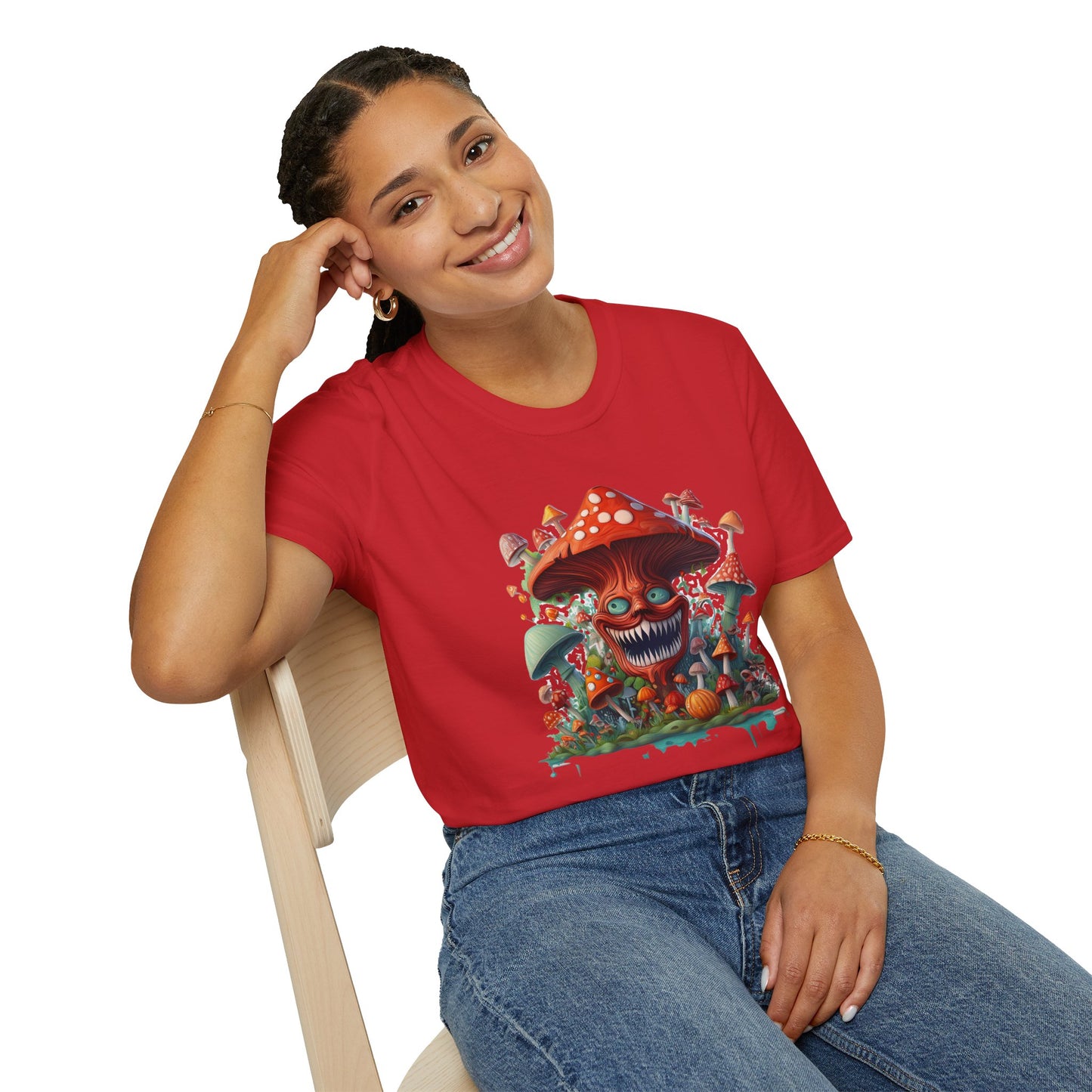 Mashroom Tee Shirt, Mashroom Shirt, Shirt with Funny Mashroom, Shirt with Fungus