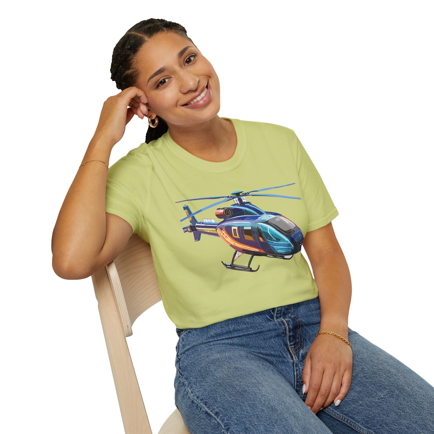 Chopper Shirt, Helicopter Shirt, Shirt with Helicopter, T Shirt with Chopper