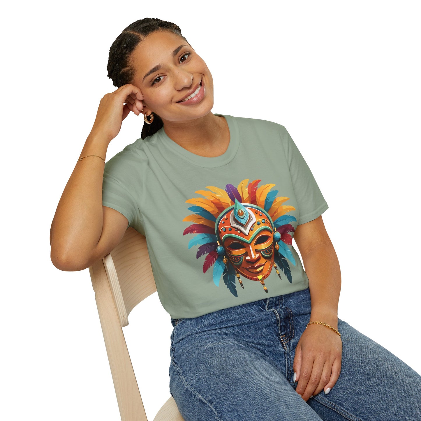 Mask Tee Shirt, Mask Shirt, Shirt with Mask, Masquerade Tees