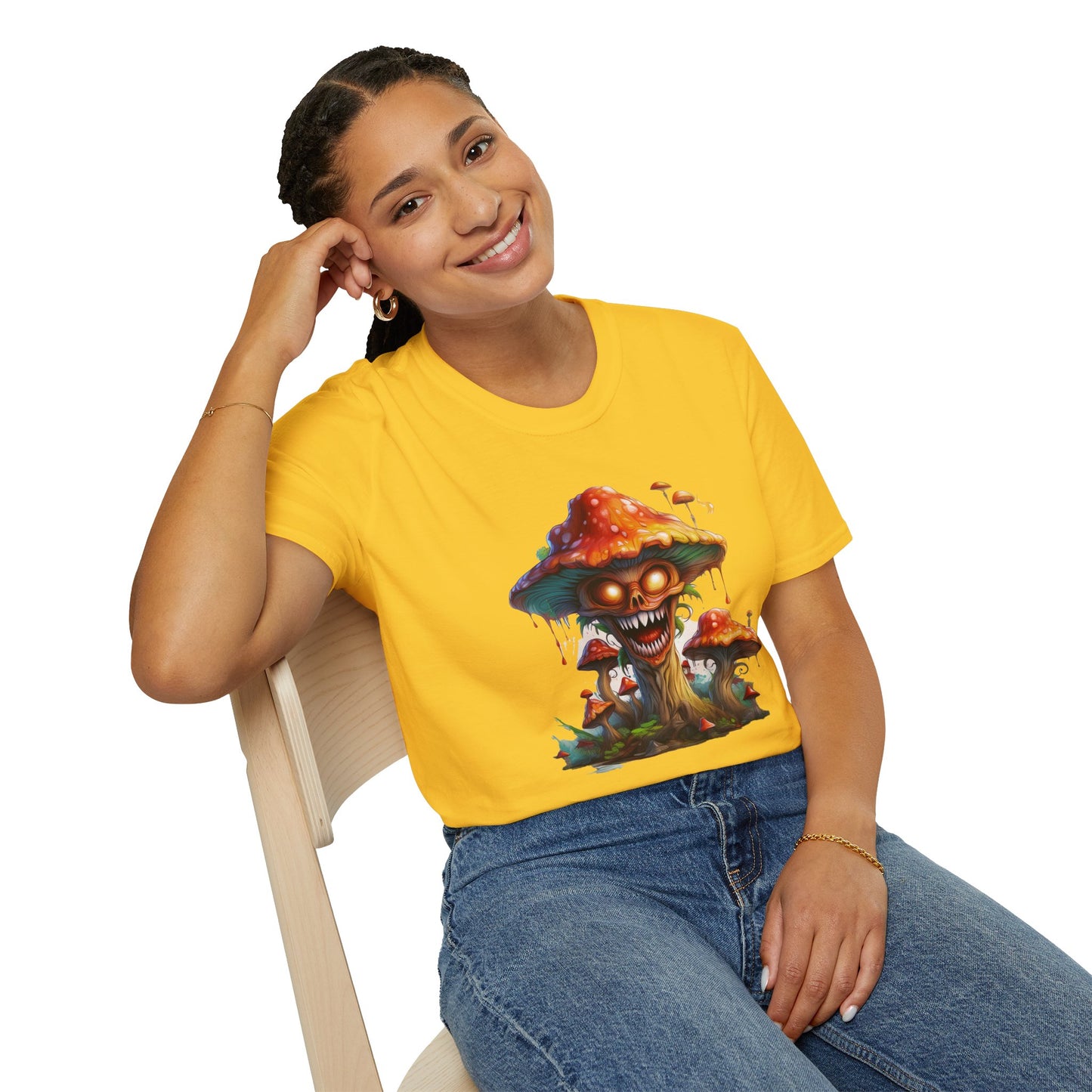 Mashroom Tee Shirt, Mashroom Shirt, Shirt with Funny Mashroom, Shirt with Fungus