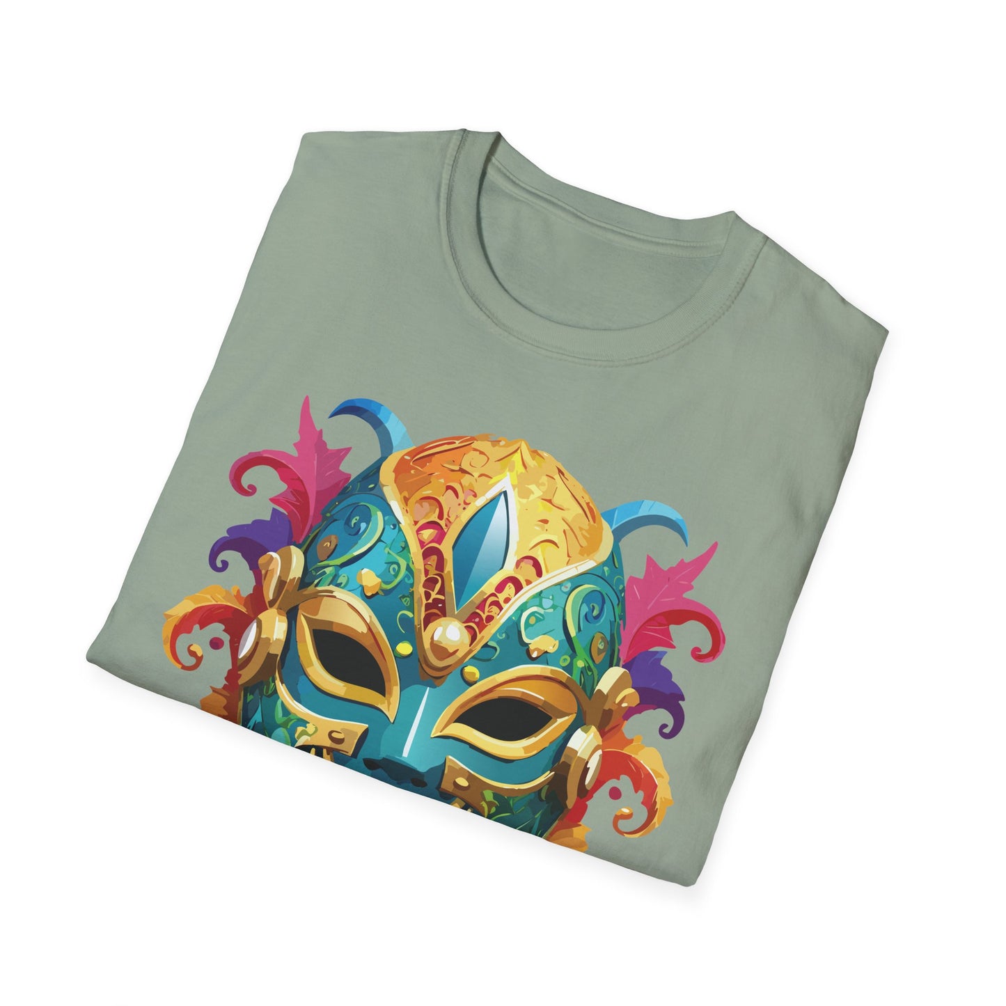 Mask Tee Shirt, Mask Shirt, Shirt with Mask, Masquerade Tees