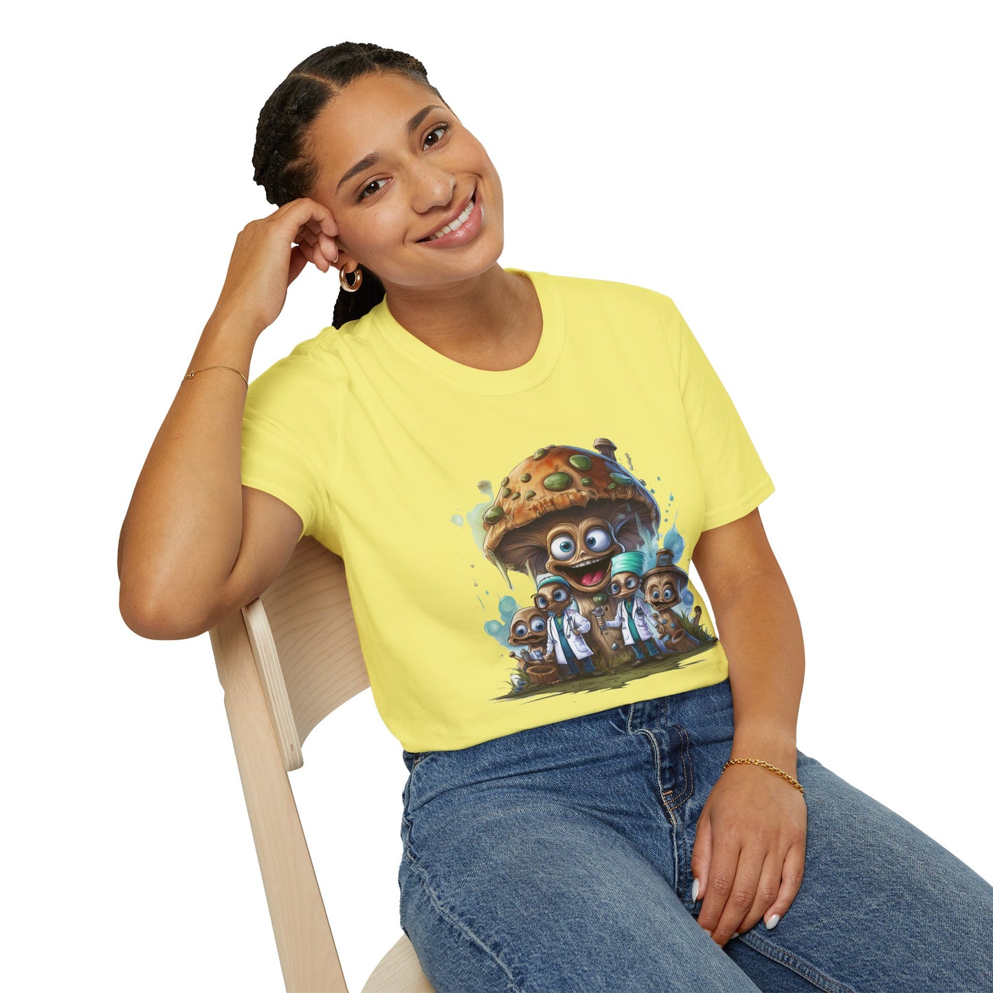 Mashroom Tee Shirt, Mashroom Shirt, Shirt with Funny Mashroom, Shirt with Fungus