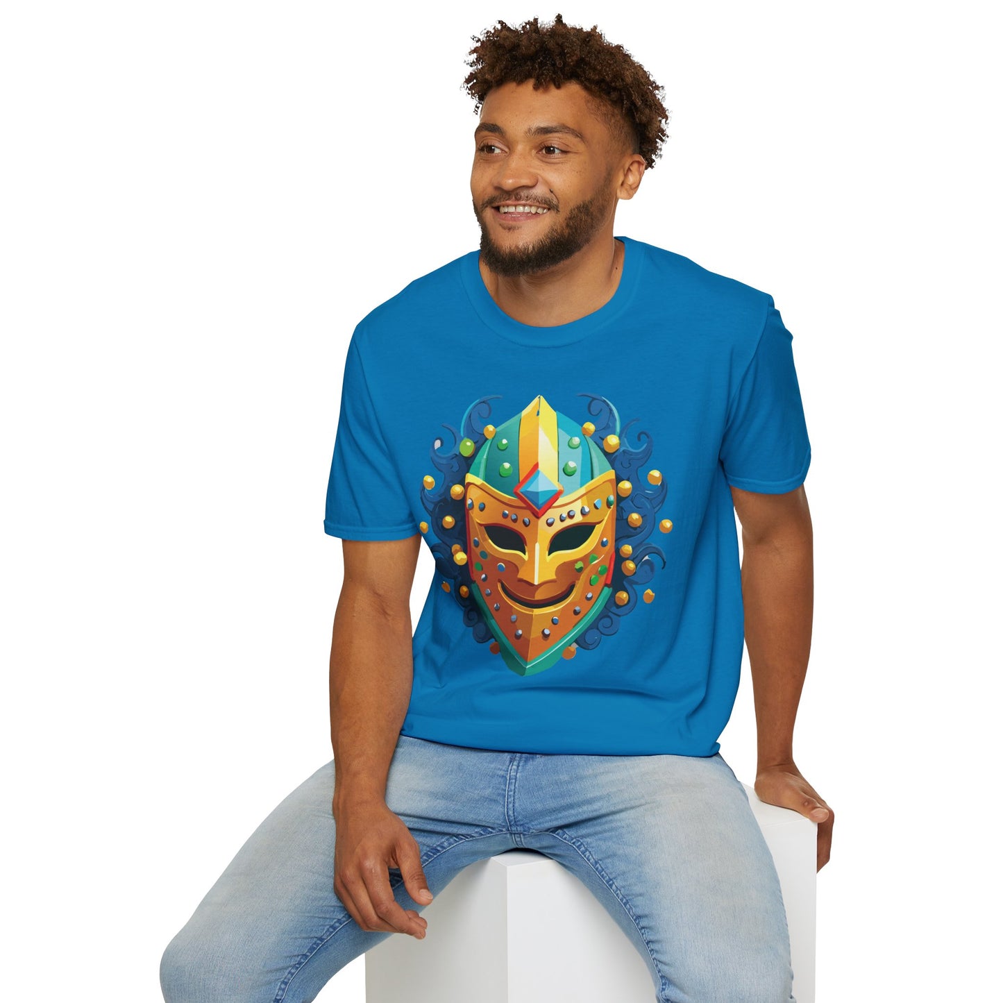 Mask Tee Shirt, Mask Shirt, Shirt with Mask, Masquerade Tees