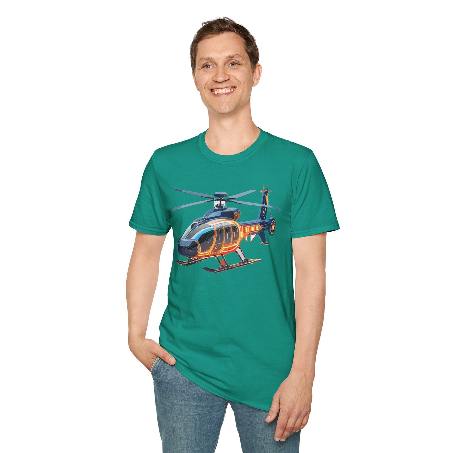 Chopper Shirt, Helicopter Shirt, Shirt with Helicopter, T Shirt with Chopper