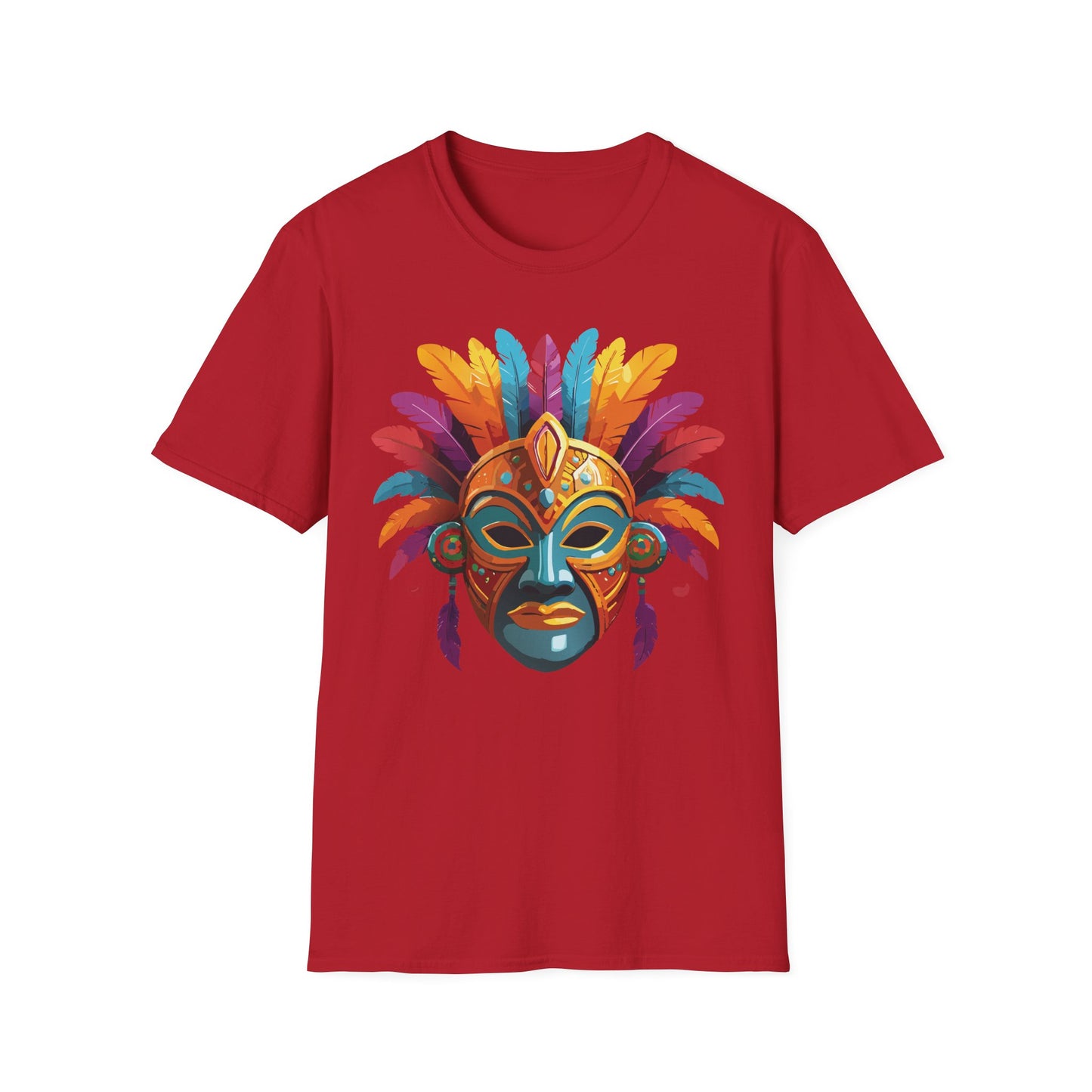Mask Tee Shirt, Mask Shirt, Shirt with Mask, Masquerade Tees
