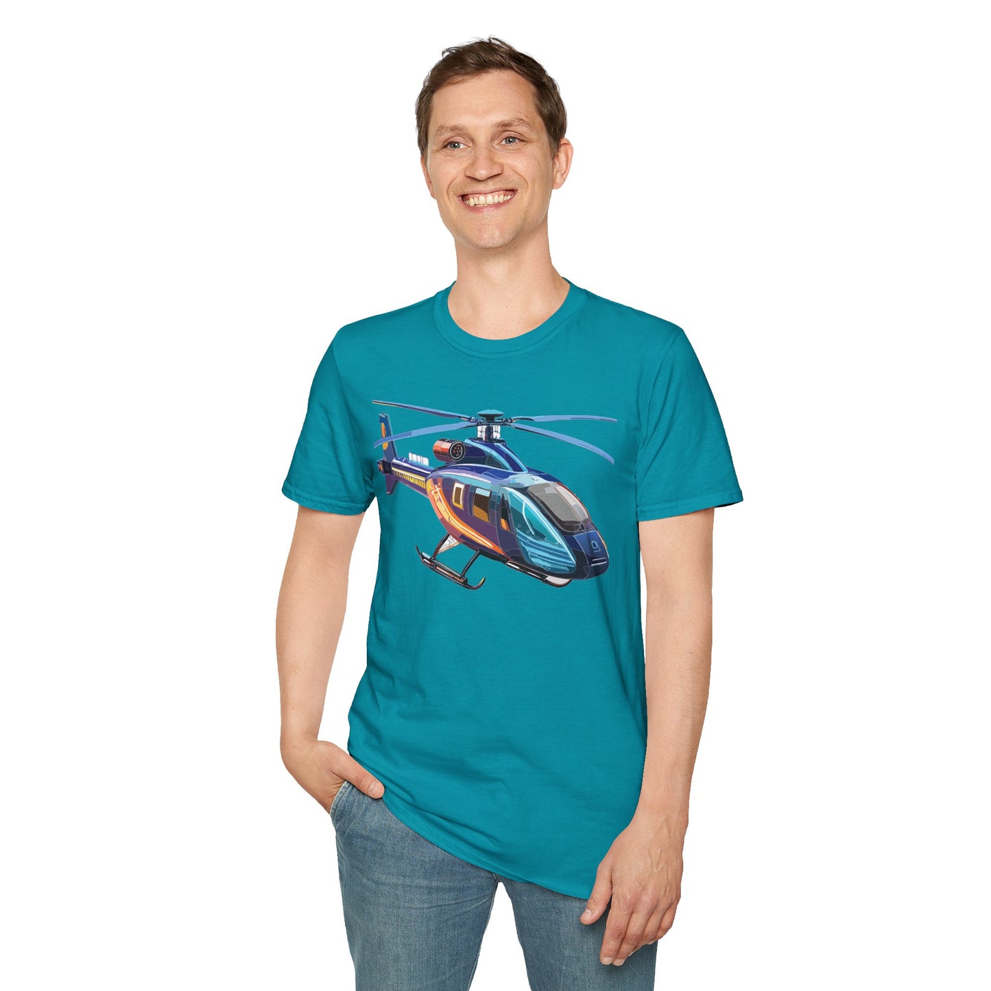 Chopper Shirt, Helicopter Shirt, Shirt with Helicopter, T Shirt with Chopper