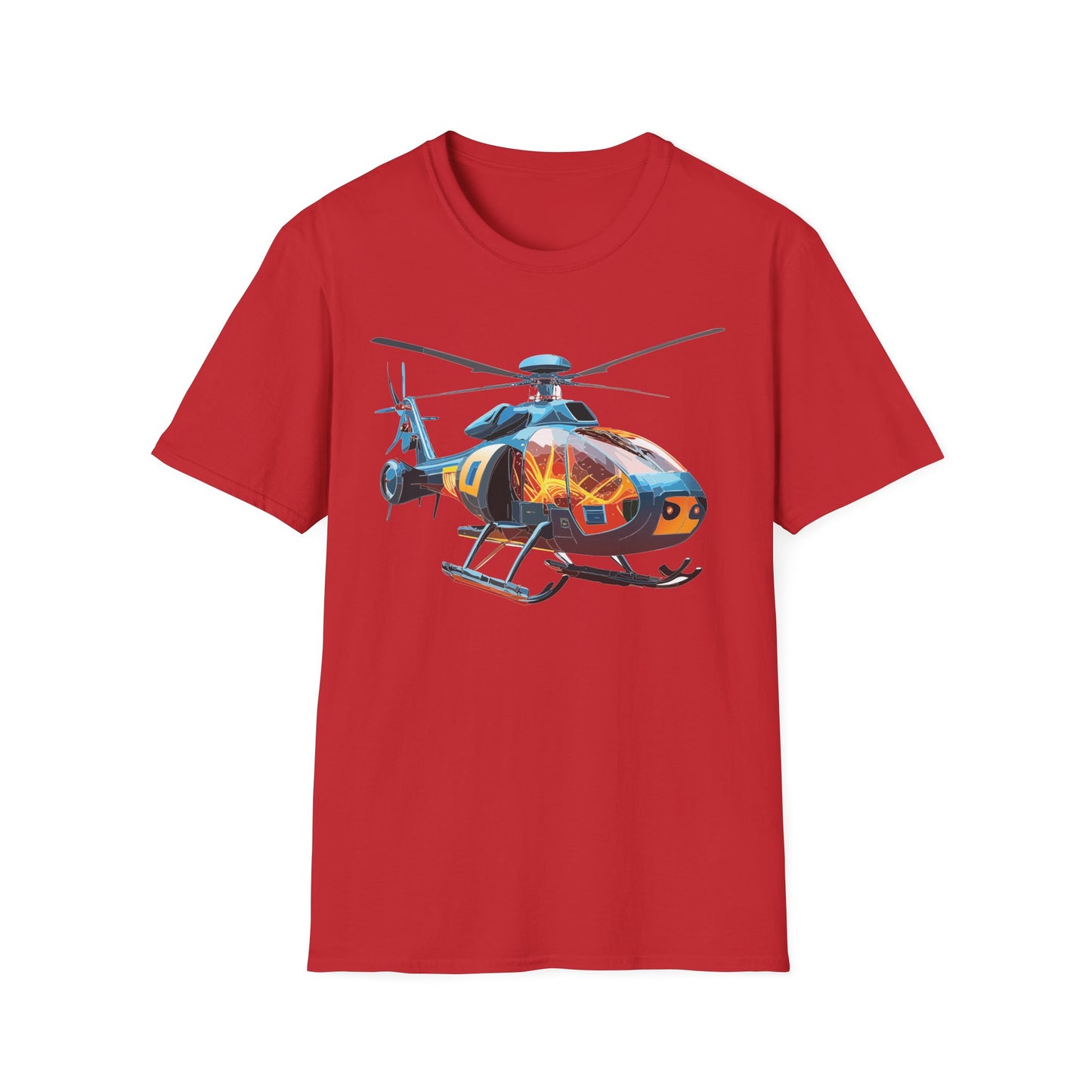 Chopper Shirt, Helicopter Shirt, Shirt with Helicopter, T Shirt with Chopper