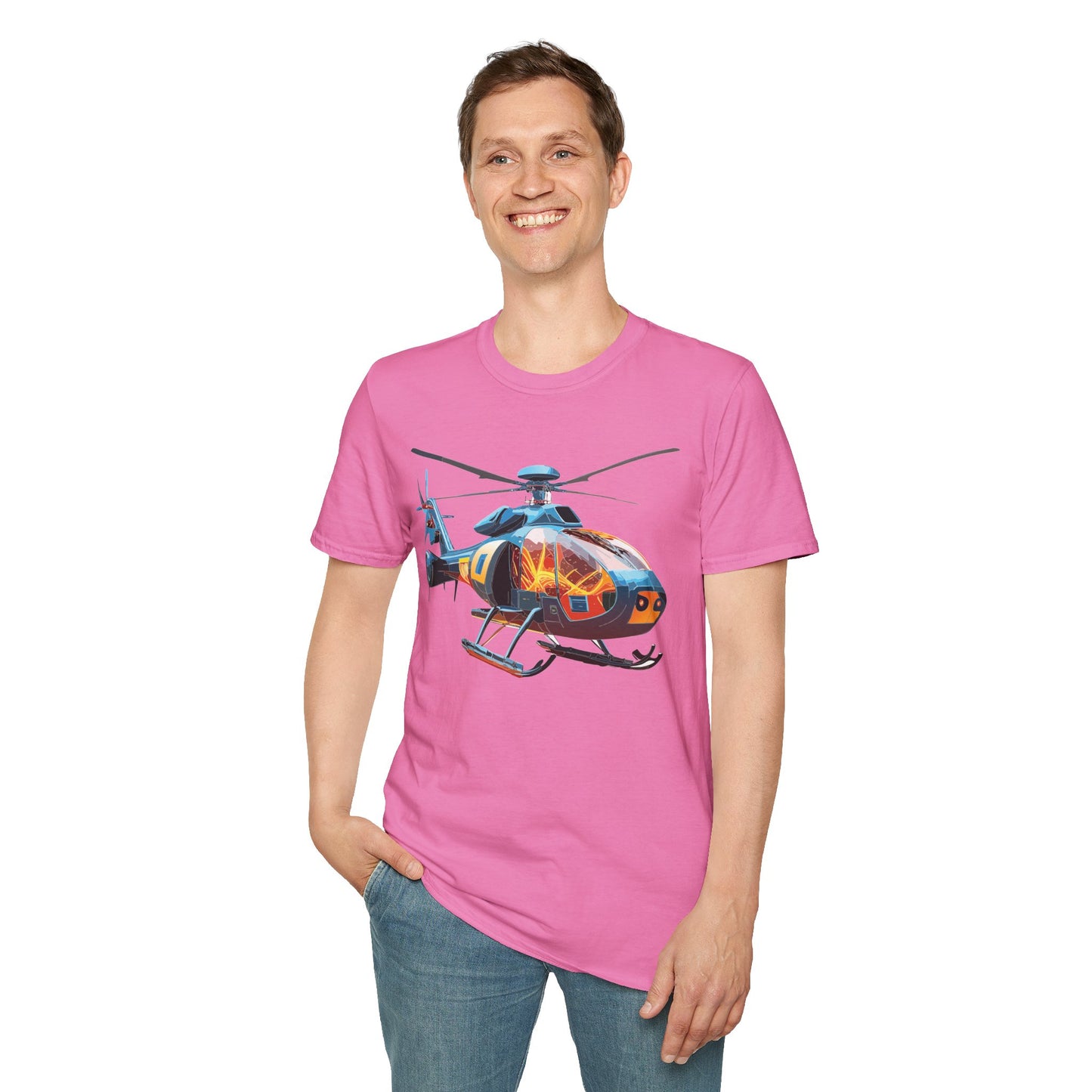 Chopper Shirt, Helicopter Shirt, Shirt with Helicopter, T Shirt with Chopper
