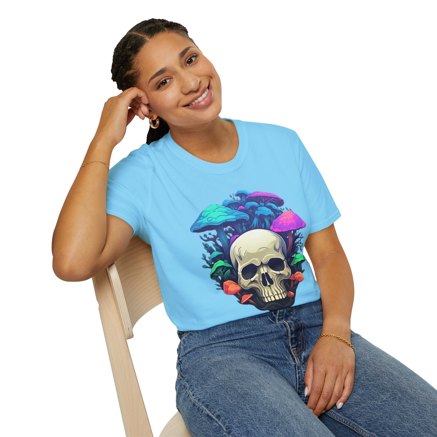 Skull Tee Shirt, Skeleton Shirt, Shirt with Skull, Shirt with Skeleton