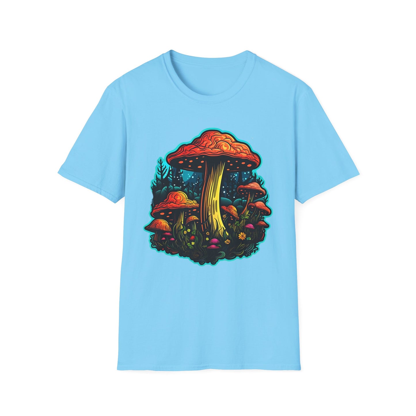 Mashroom Tee Shirt, Mashroom Shirt, Shirt with Funny Mashroom, Shirt with Fungus