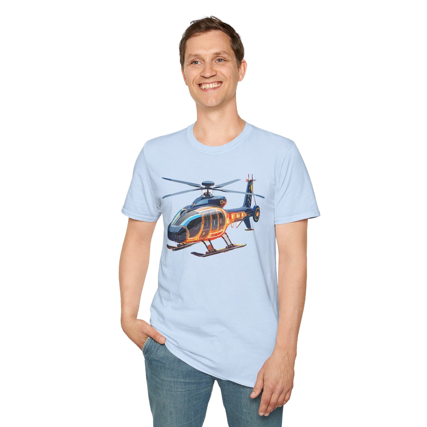 Chopper Shirt, Helicopter Shirt, Shirt with Helicopter, T Shirt with Chopper