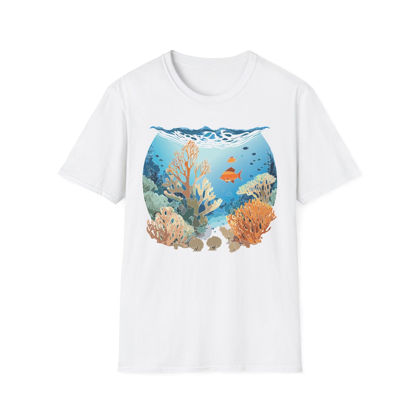 Ocean Tee Shirt, Ocean Shirt, Shirt with Ocean, U boat Tees, Shirt with U-Boat