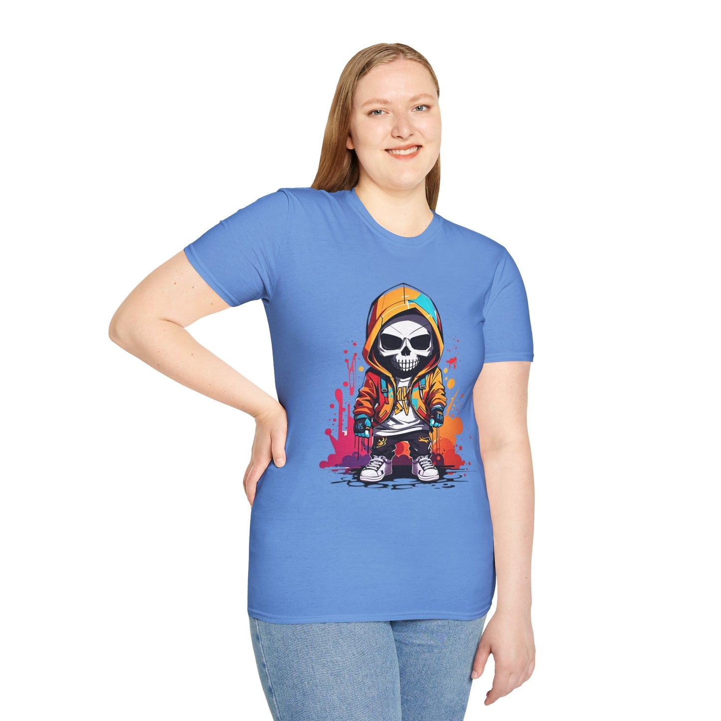 Skull Tee Shirt, Skeleton Shirt, Shirt with Skull, Shirt with Skeleton