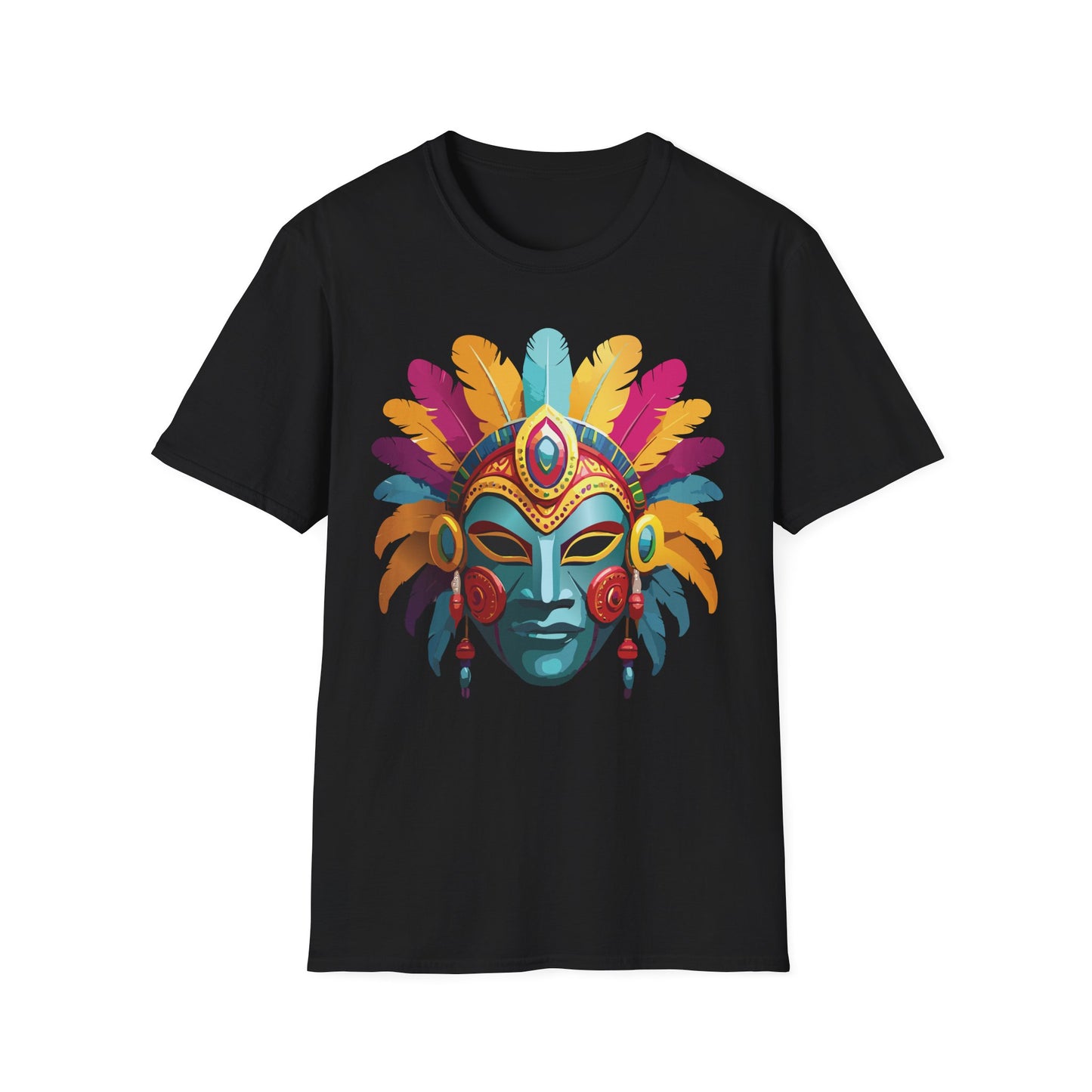 Mask Tee Shirt, Mask Shirt, Shirt with Mask, Masquerade Tees