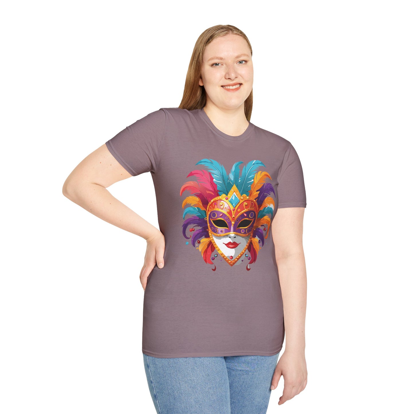 Mask Tee Shirt, Mask Shirt, Shirt with Mask, Masquerade Tees