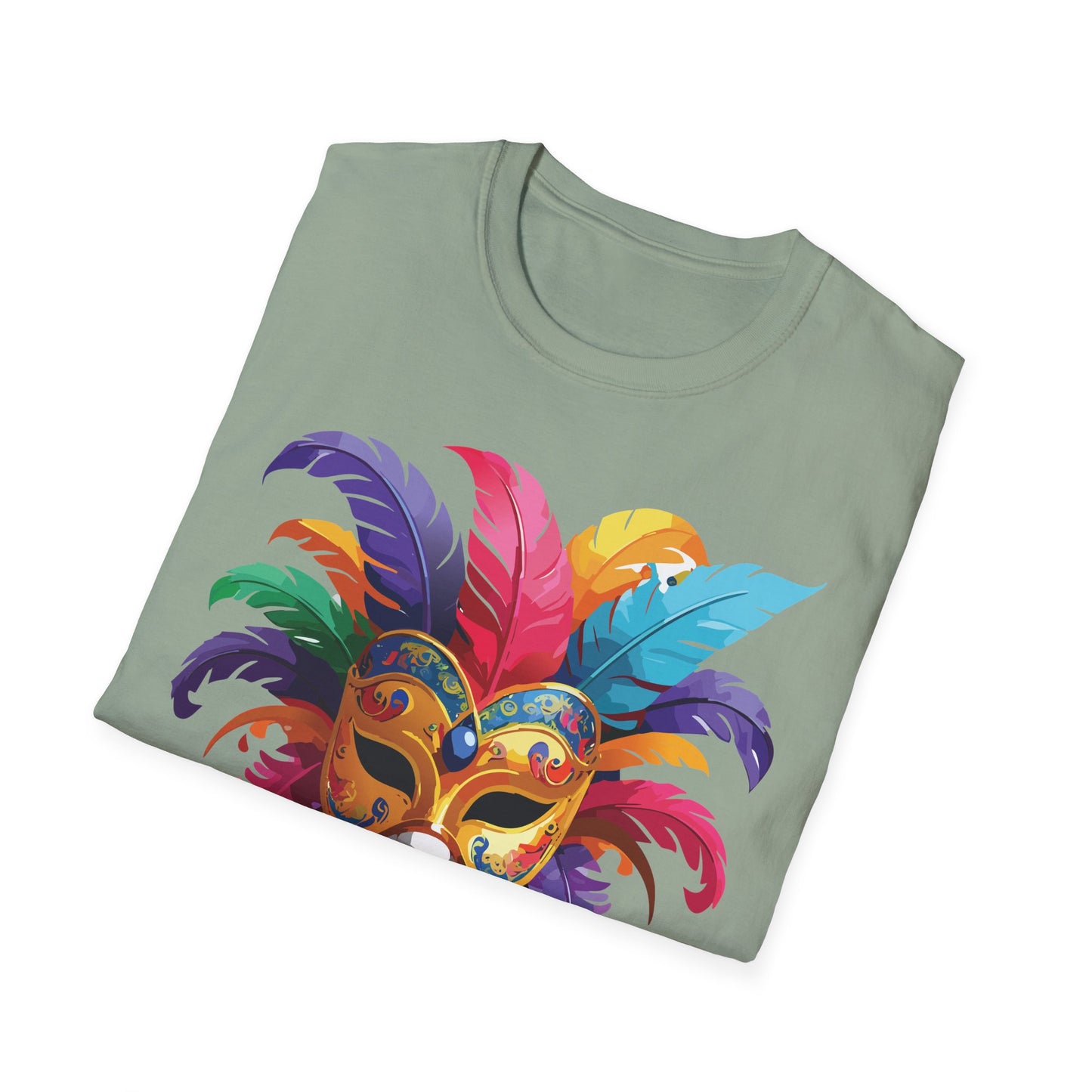 Mask Tee Shirt, Mask Shirt, Shirt with Mask, Masquerade Tees