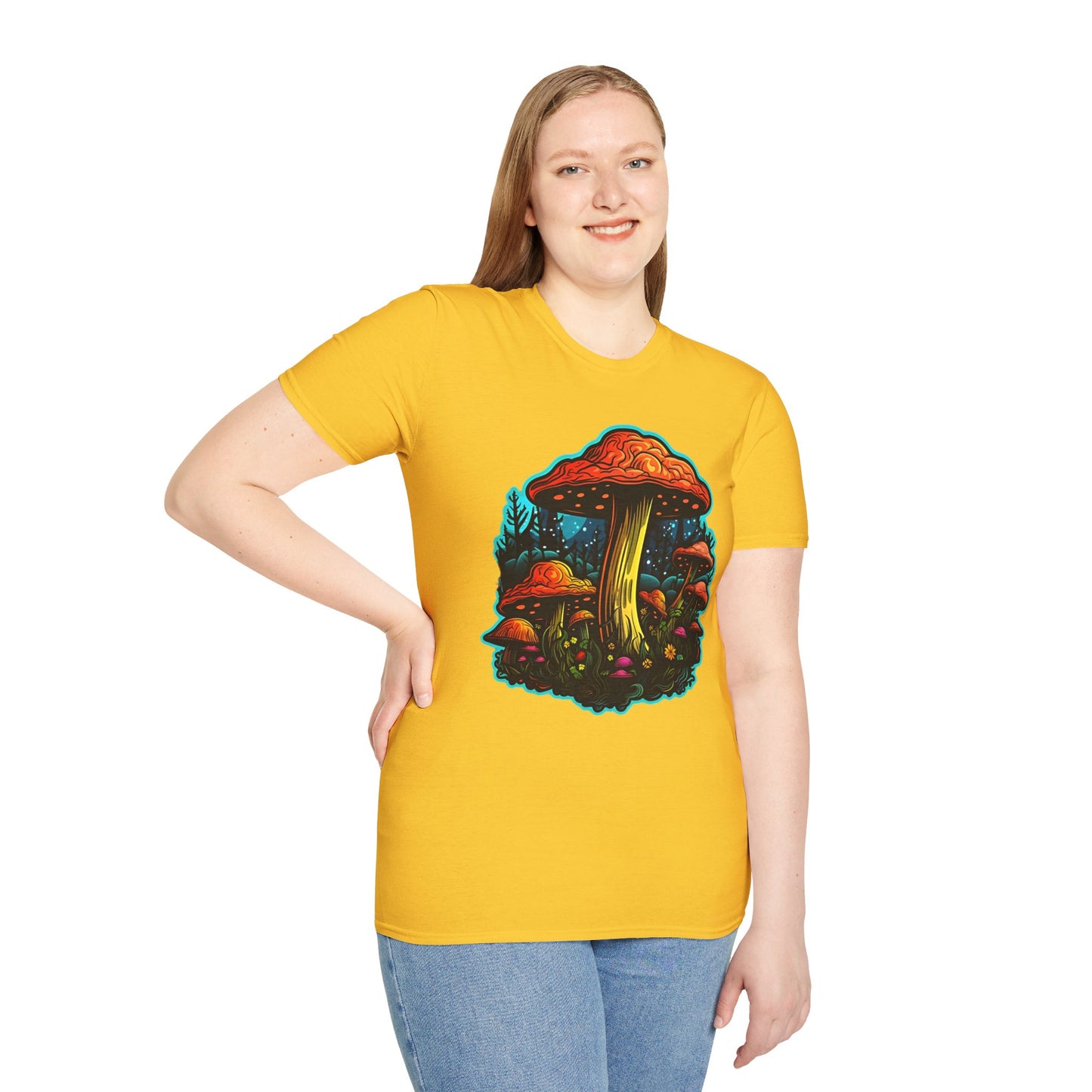 Mashroom Tee Shirt, Mashroom Shirt, Shirt with Funny Mashroom, Shirt with Fungus