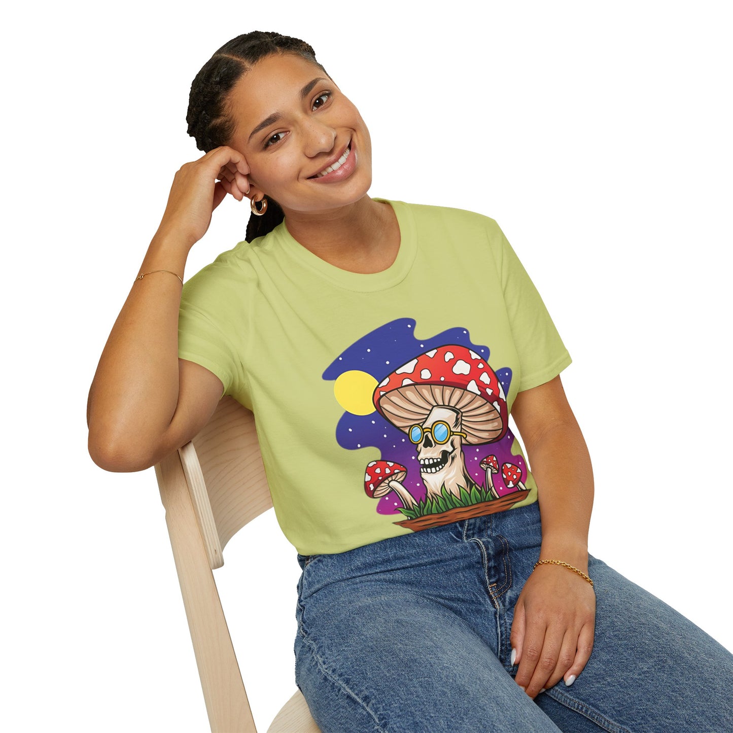 Mashroom Tee Shirt, Mashroom Shirt, Shirt with Funny Mashroom, Shirt with Fungus
