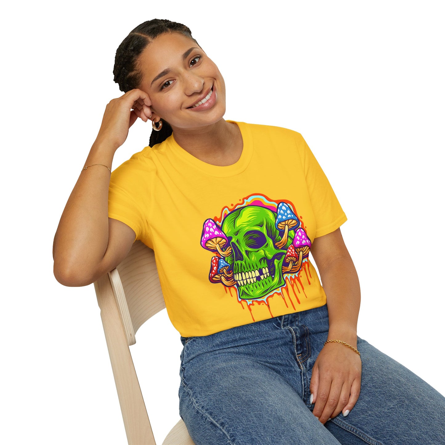 Skull Tee Shirt, Skeleton Shirt, Shirt with Skull, Shirt with Skeleton