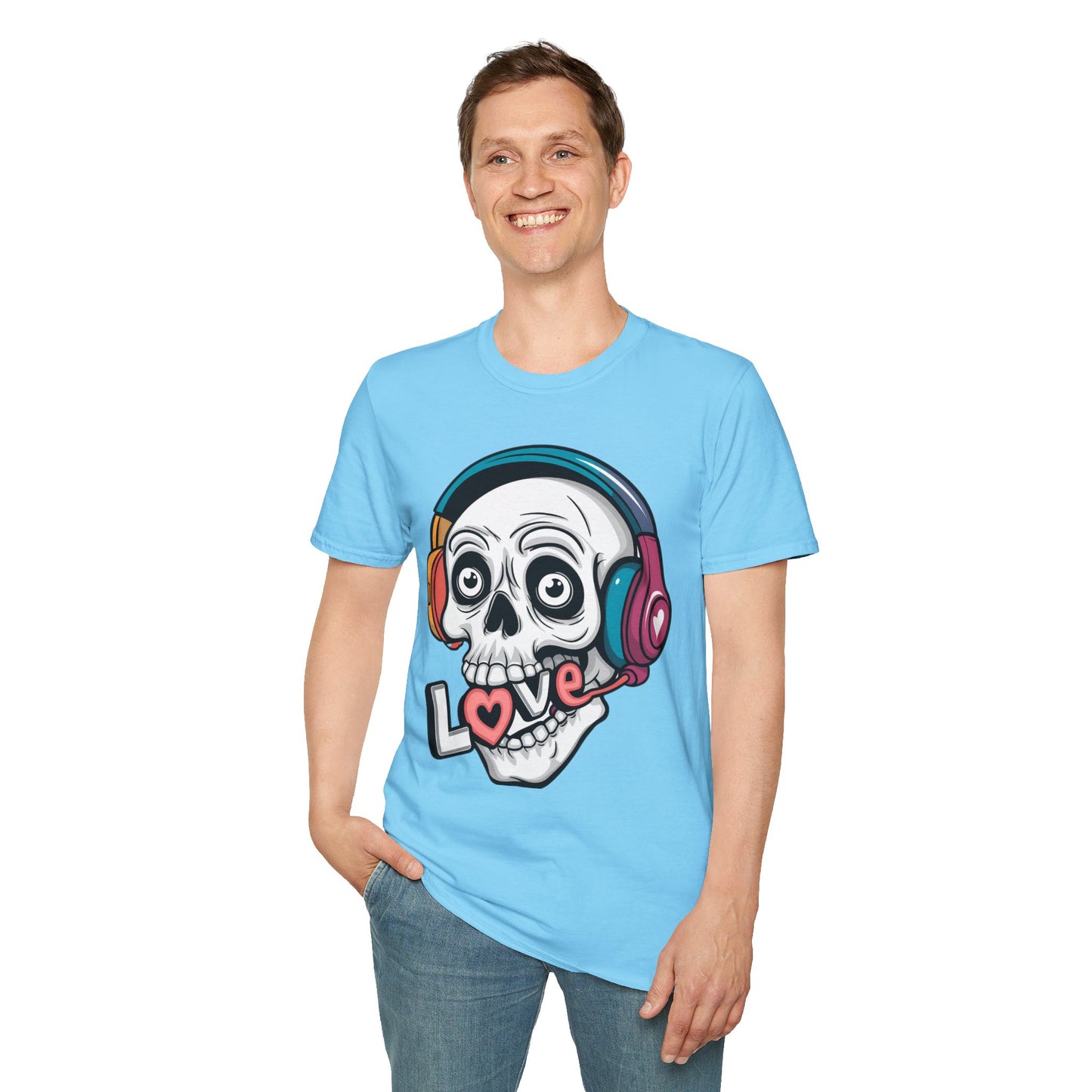Skull Tee Shirt, Skeleton Shirt, Shirt with Skull, Shirt with Skeleton