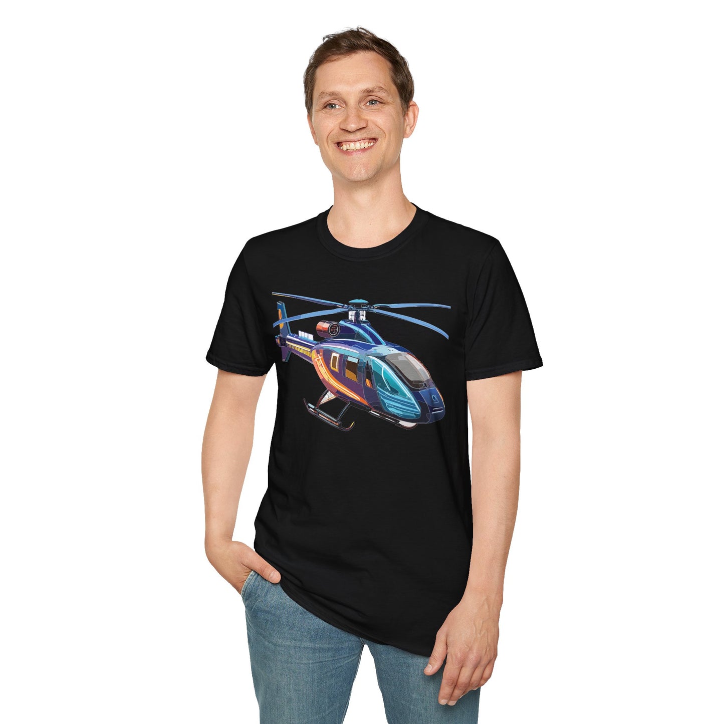 Chopper Shirt, Helicopter Shirt, Shirt with Helicopter, T Shirt with Chopper