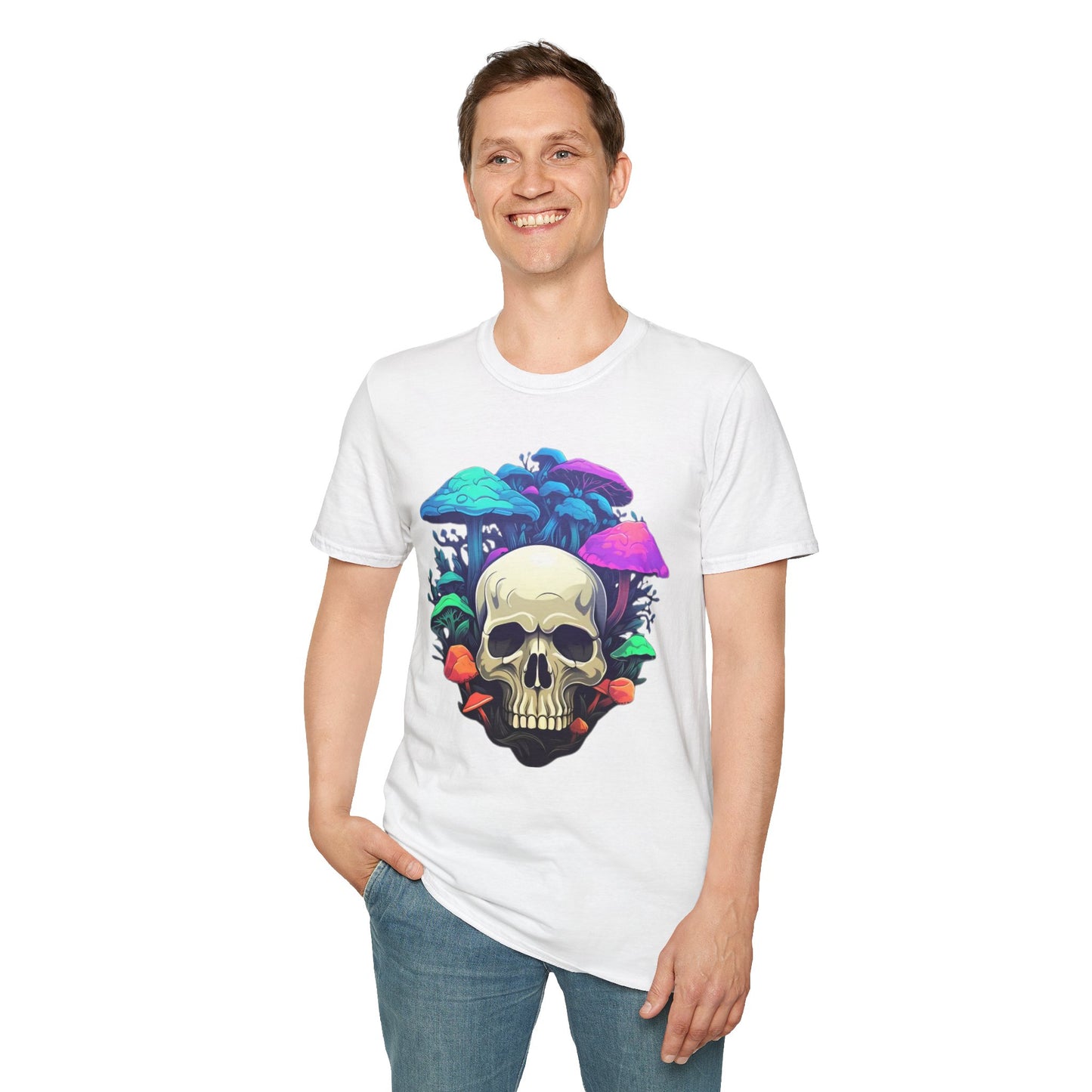 Skull Tee Shirt, Skeleton Shirt, Shirt with Skull, Shirt with Skeleton