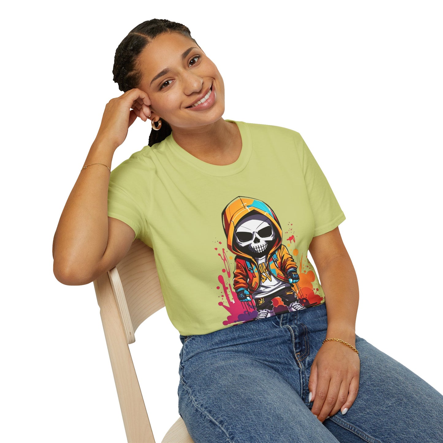Skull Tee Shirt, Skeleton Shirt, Shirt with Skull, Shirt with Skeleton