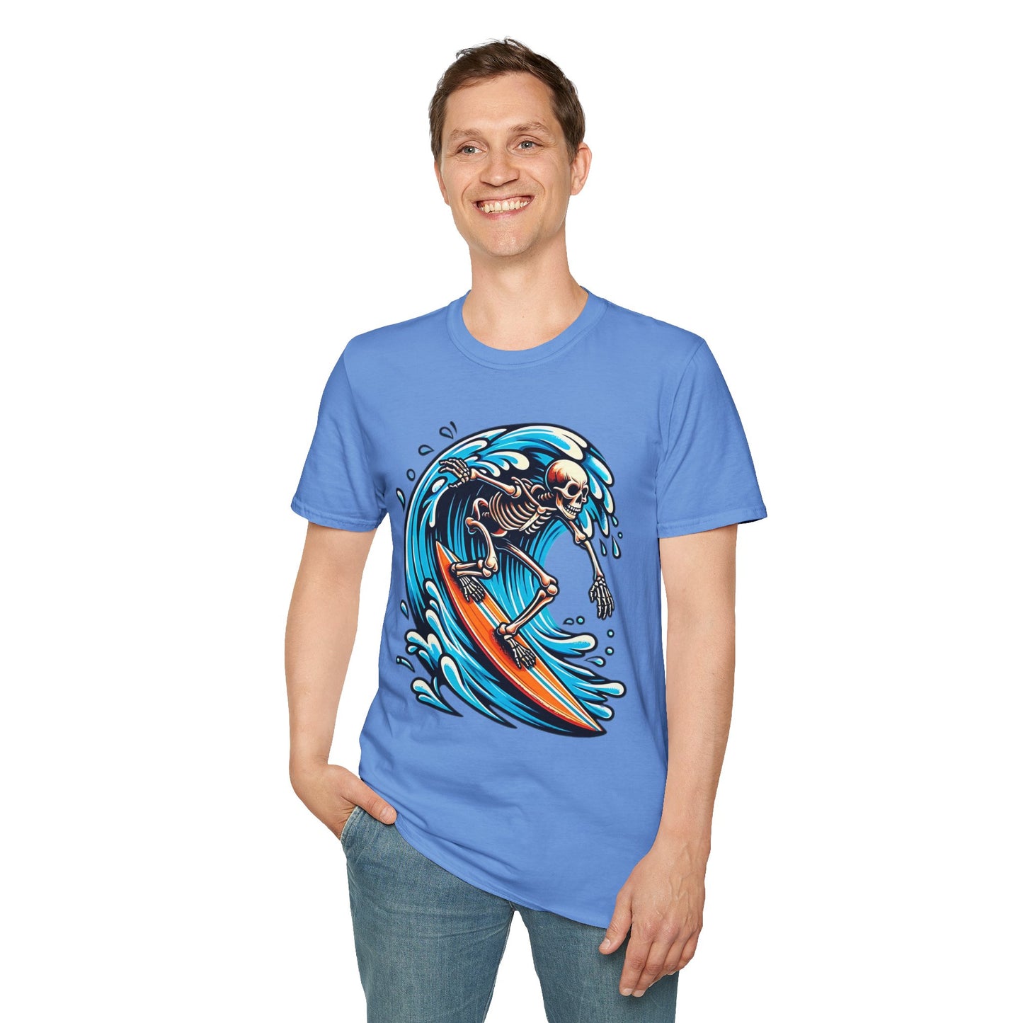 Skull Tee Shirt, Skeleton Shirt, Shirt with Skull, Shirt with Skeleton