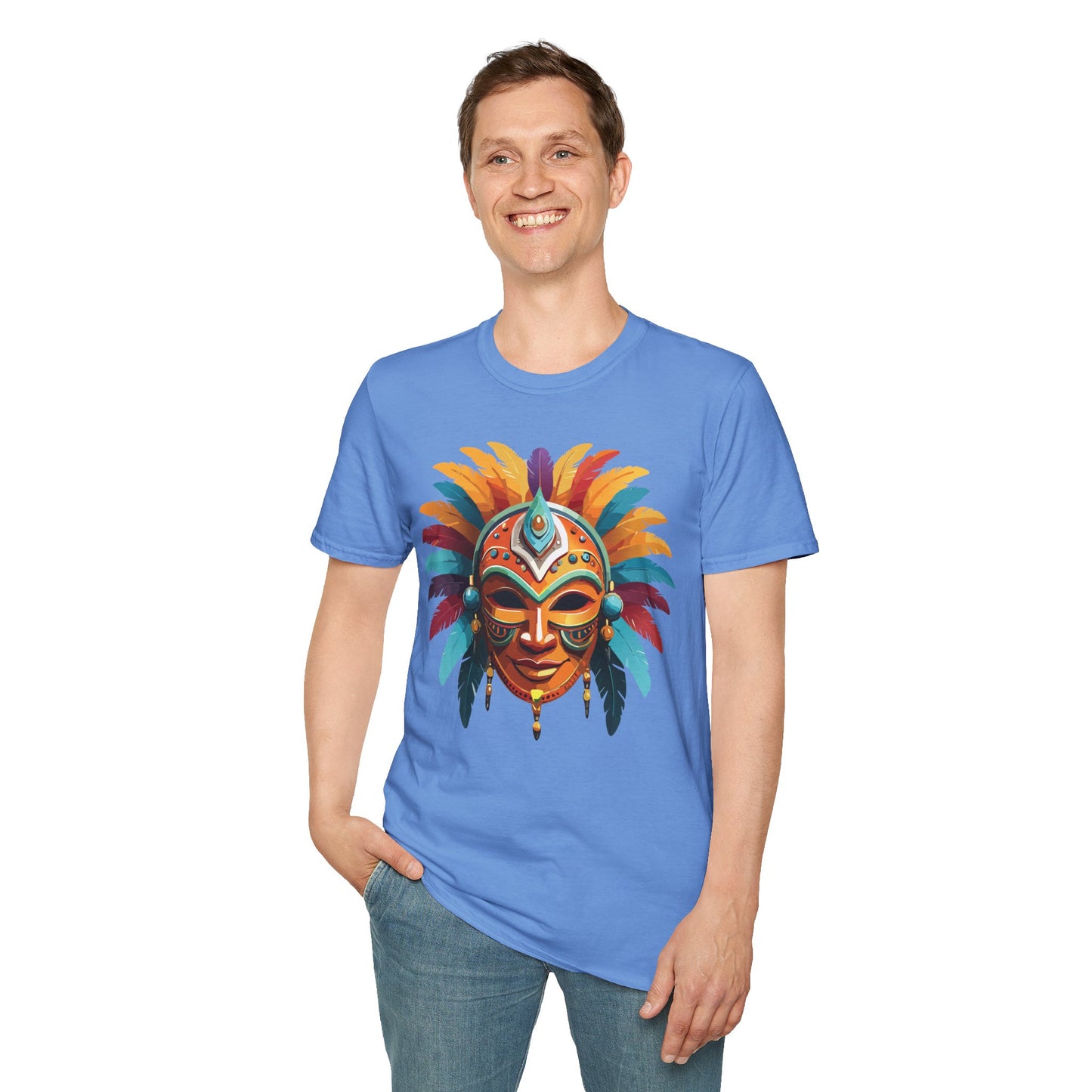 Mask Tee Shirt, Mask Shirt, Shirt with Mask, Masquerade Tees
