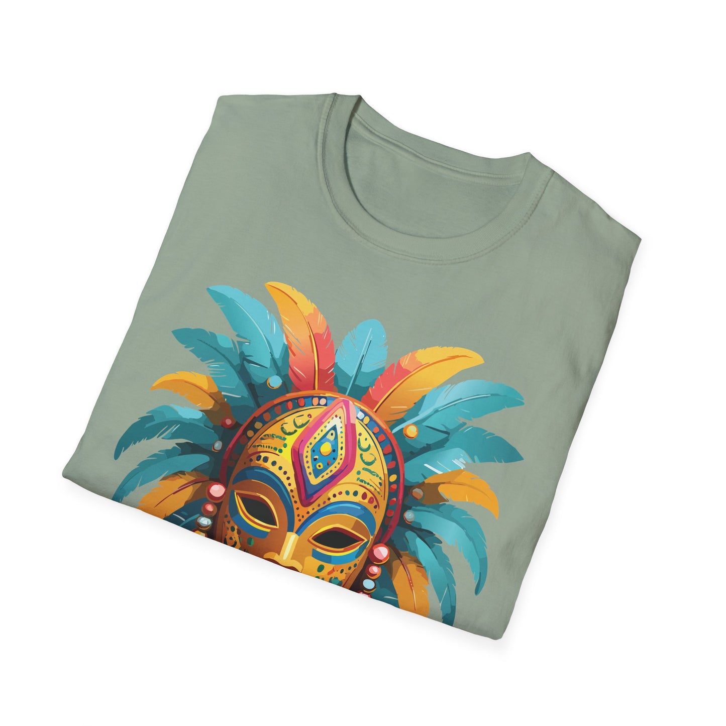 Mask Tee Shirt, Mask Shirt, Shirt with Mask, Masquerade Tees