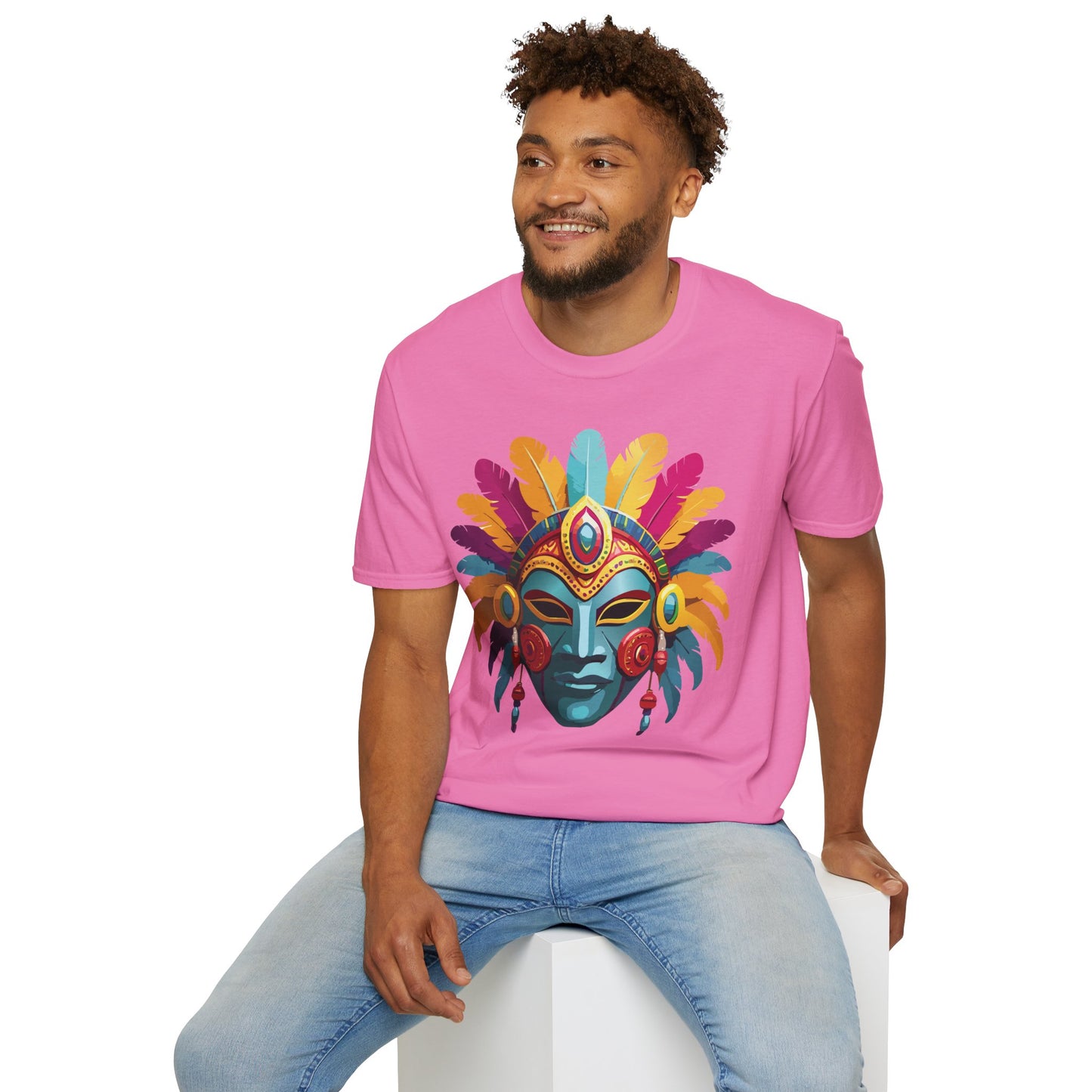Mask Tee Shirt, Mask Shirt, Shirt with Mask, Masquerade Tees
