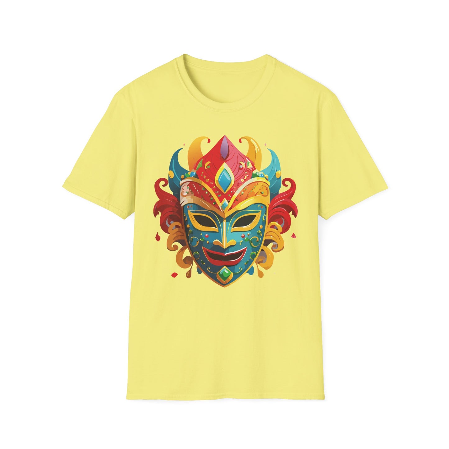 Mask Tee Shirt, Mask Shirt, Shirt with Mask, Masquerade Tees