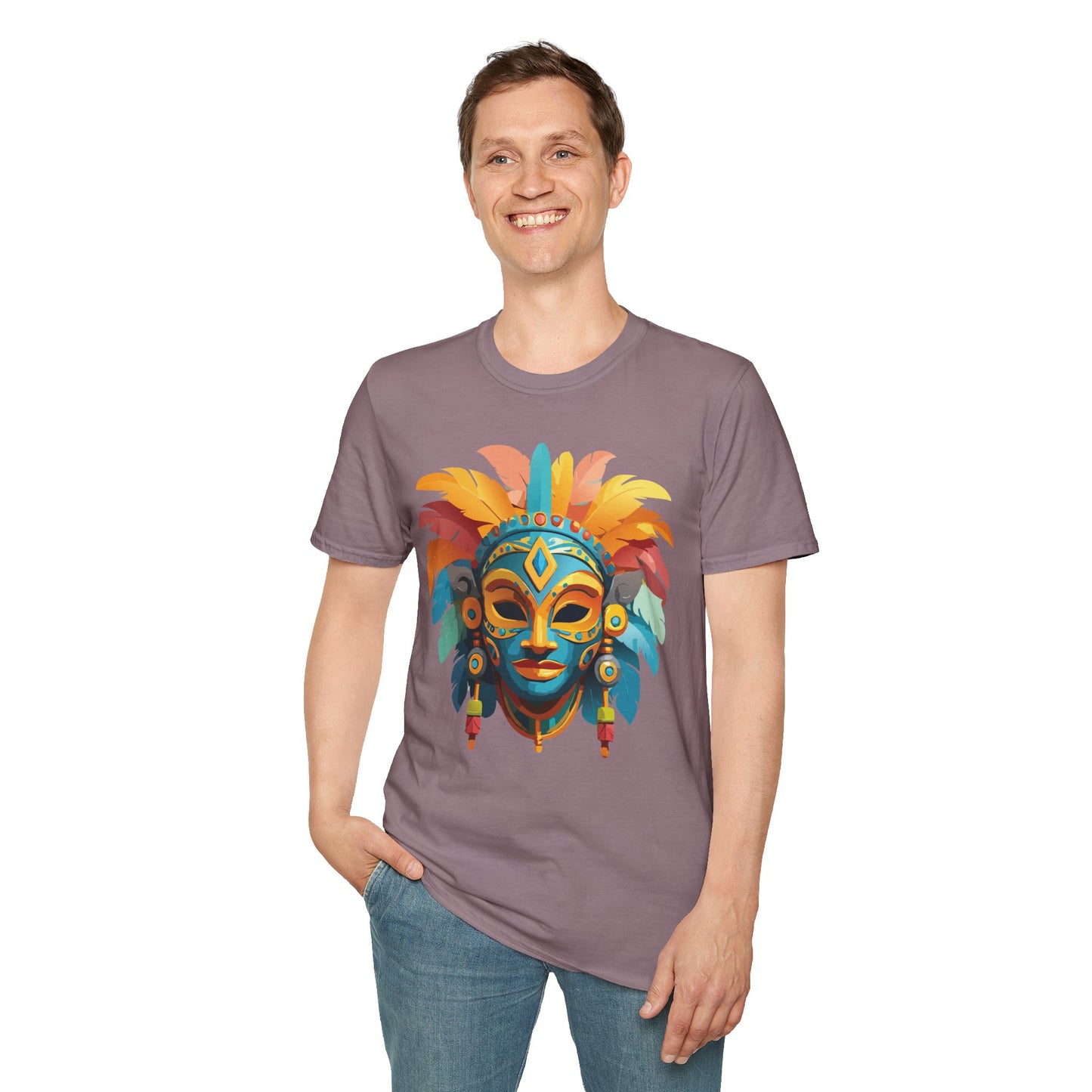 Mask Tee Shirt, Mask Shirt, Shirt with Mask, Masquerade Tees