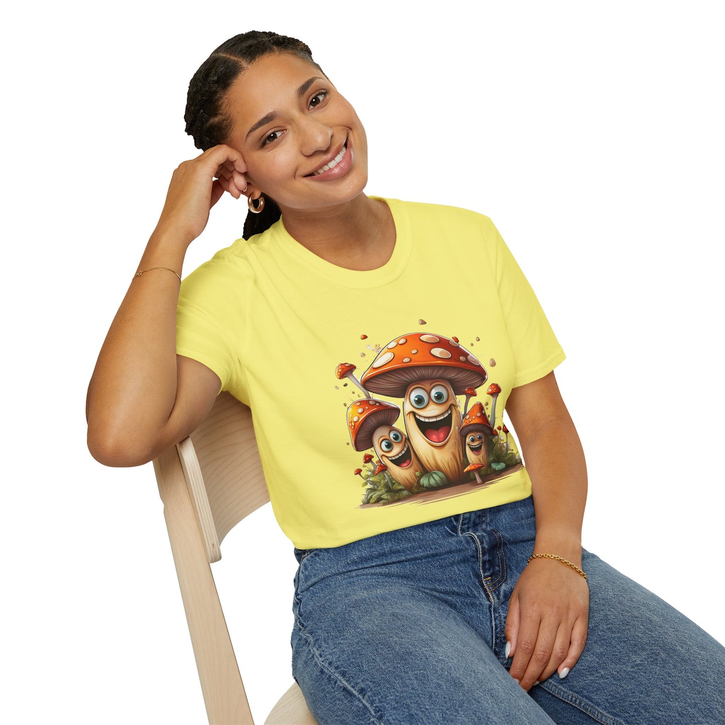 Mashroom Tee Shirt, Mashroom Shirt, Shirt with Funny Mashroom, Shirt with Fungus