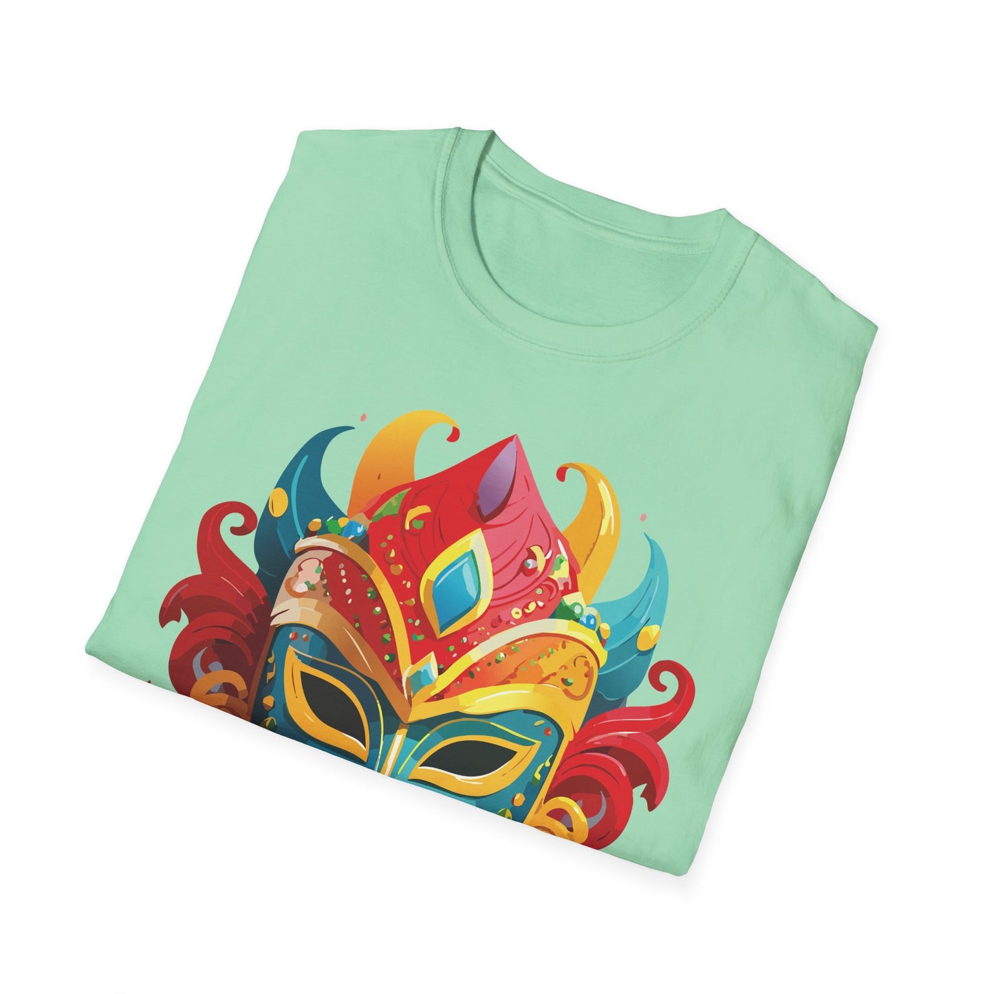 Mask Tee Shirt, Mask Shirt, Shirt with Mask, Masquerade Tees