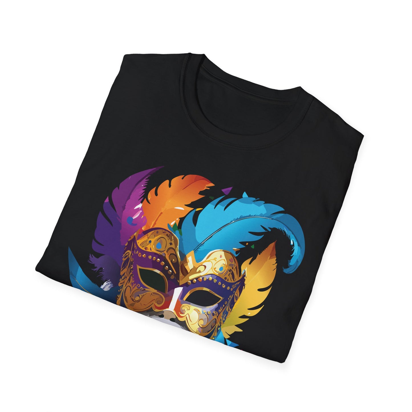 Mask Tee Shirt, Mask Shirt, Shirt with Mask, Masquerade Tees