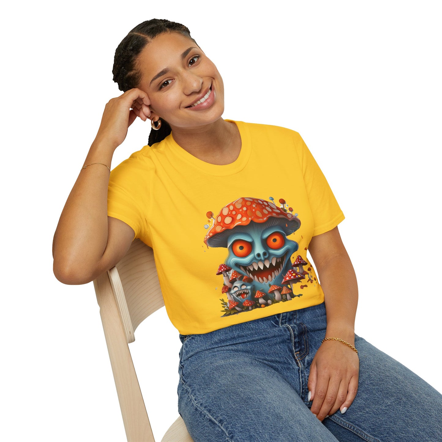 Mashroom Tee Shirt, Mashroom Shirt, Shirt with Funny Mashroom, Shirt with Fungus