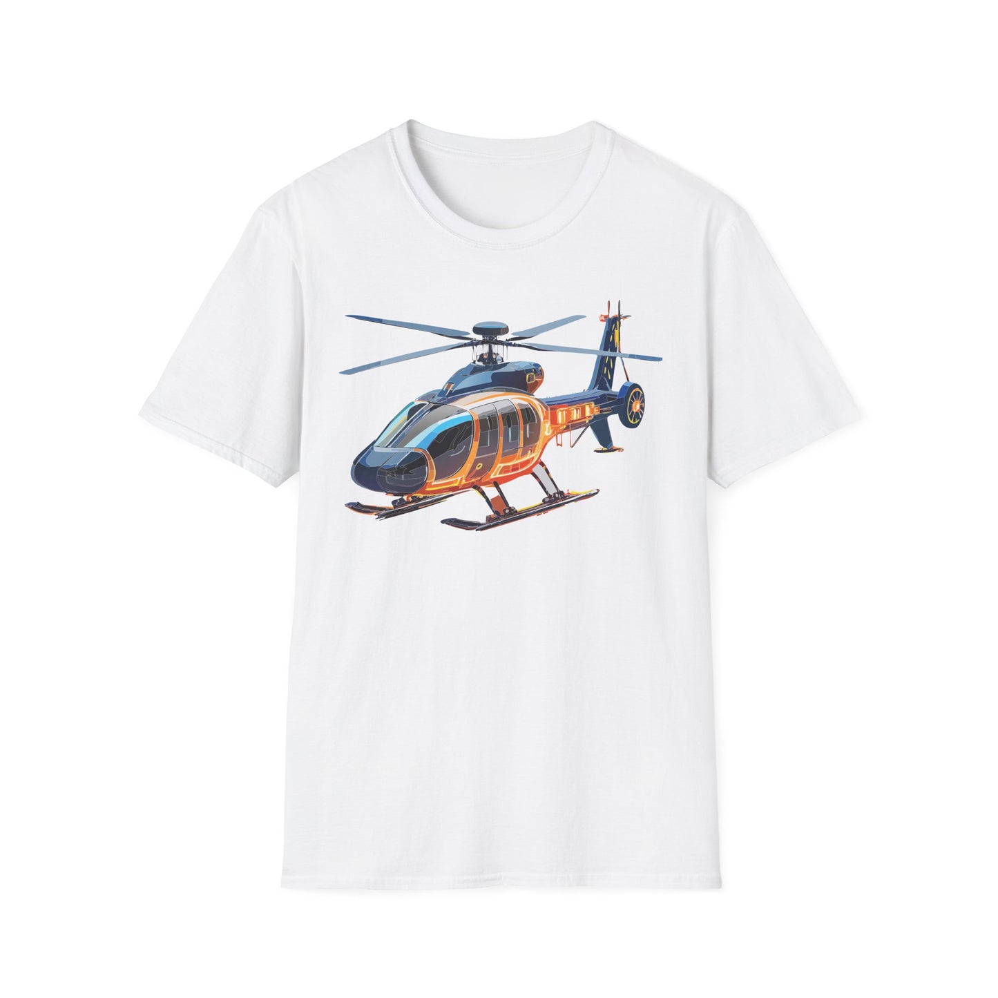 Chopper Shirt, Helicopter Shirt, Shirt with Helicopter, T Shirt with Chopper