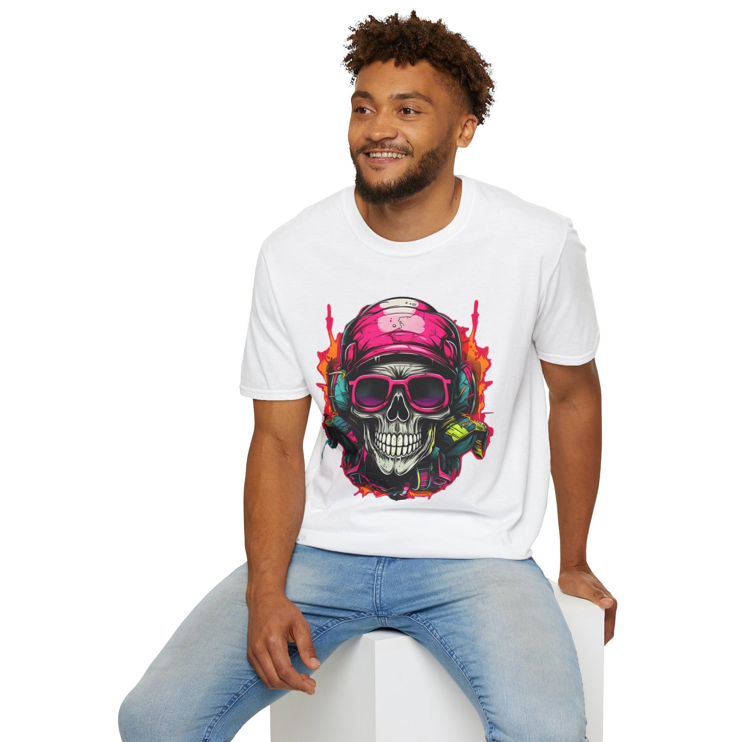 Skull Tee Shirt, Skeleton Shirt, Shirt with Skull, Shirt with Skeleton