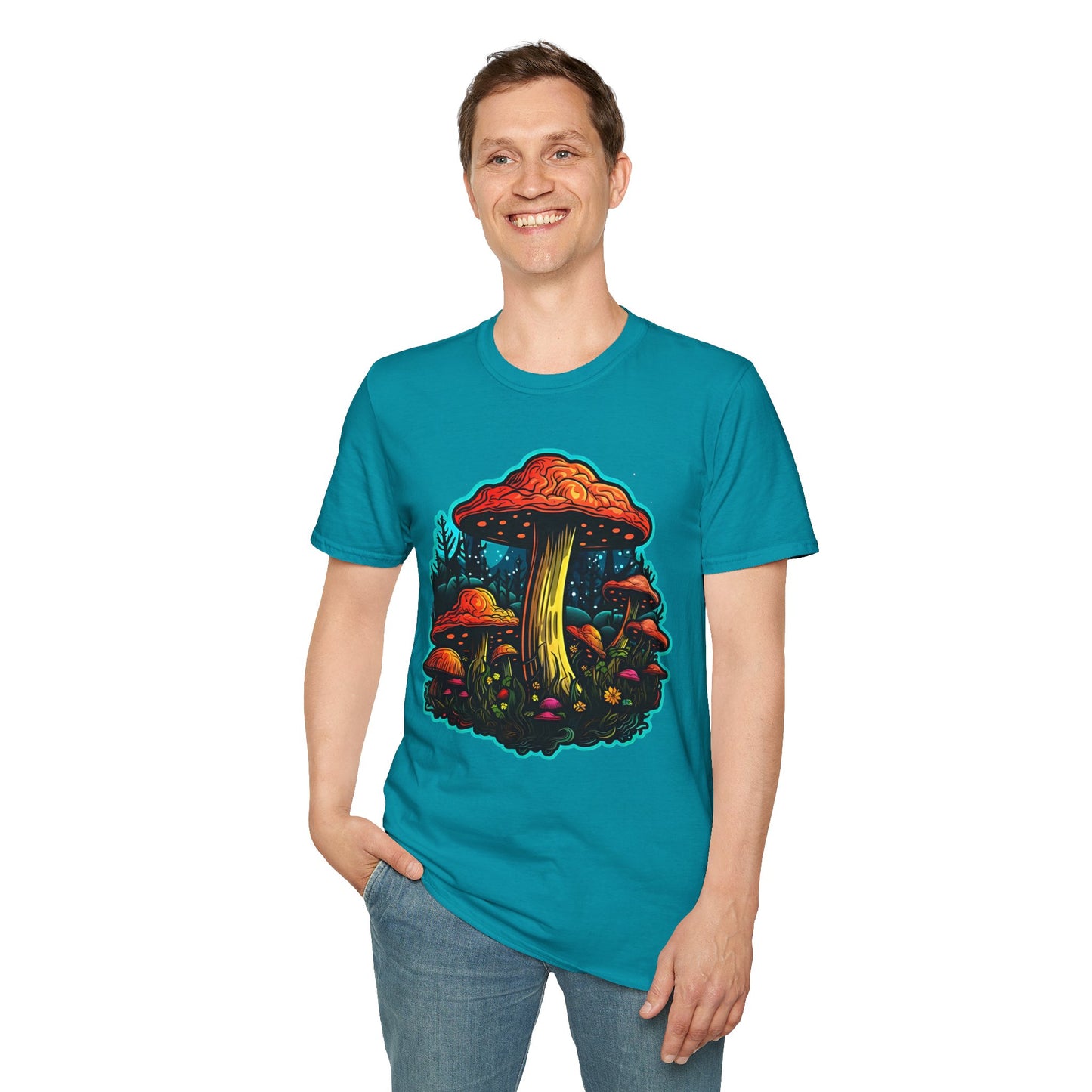 Mashroom Tee Shirt, Mashroom Shirt, Shirt with Funny Mashroom, Shirt with Fungus