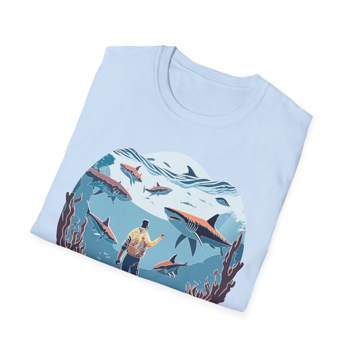 Ocean Tee Shirt, Ocean Shirt, Shirt with Ocean, U boat Tees, Shirt with U-Boat