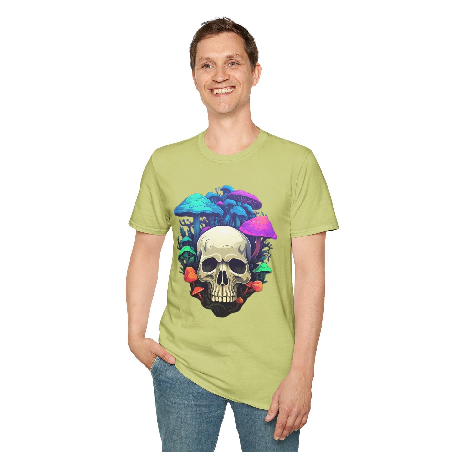 Skull Tee Shirt, Skeleton Shirt, Shirt with Skull, Shirt with Skeleton