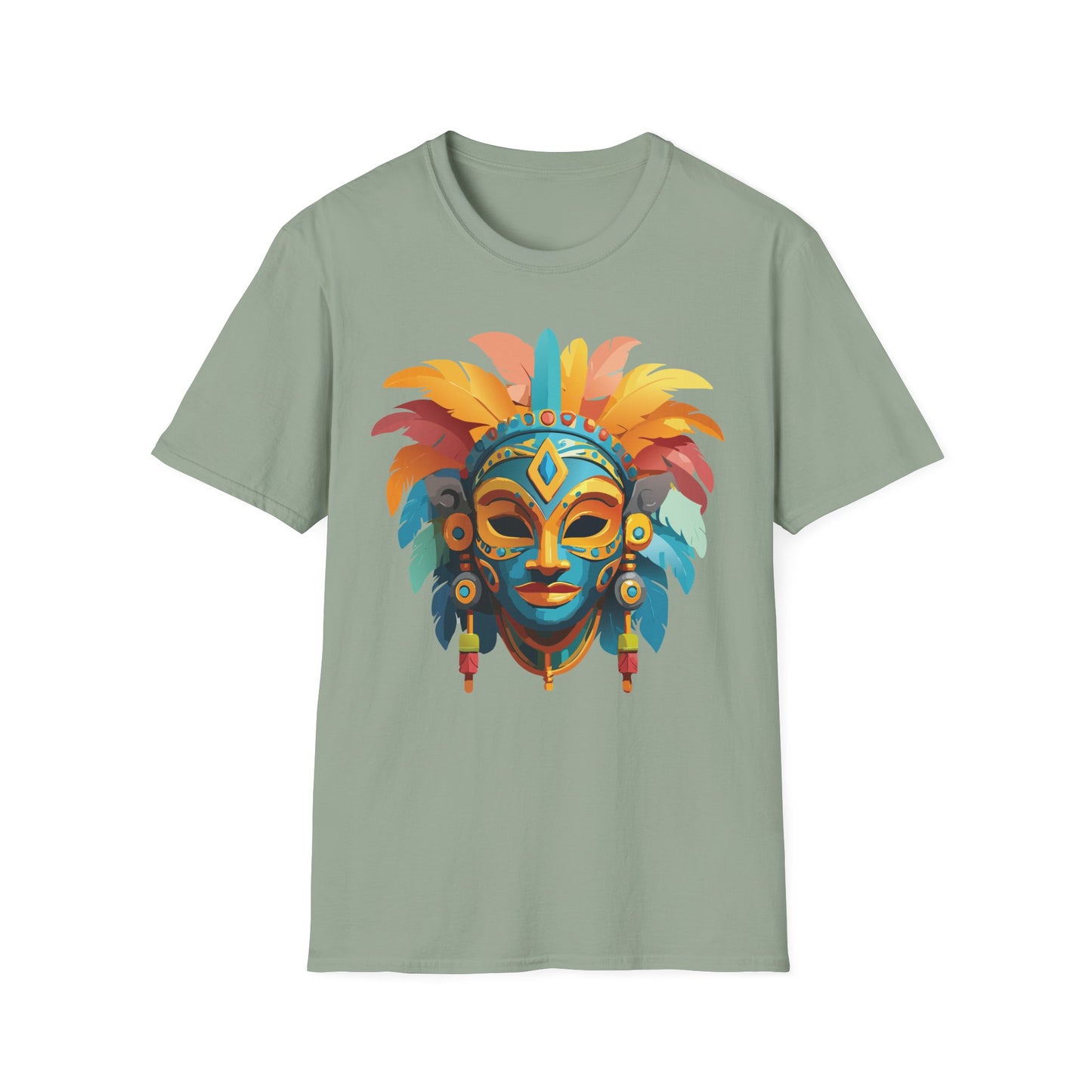 Mask Tee Shirt, Mask Shirt, Shirt with Mask, Masquerade Tees