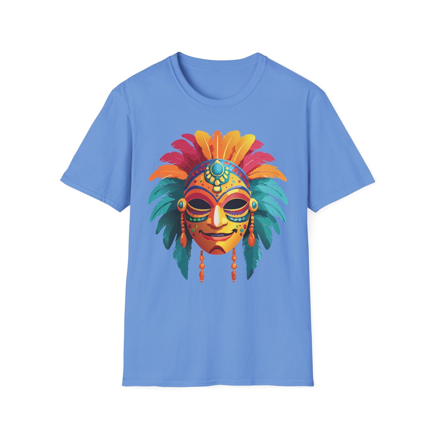 Mask Tee Shirt, Mask Shirt, Shirt with Mask, Masquerade Tees