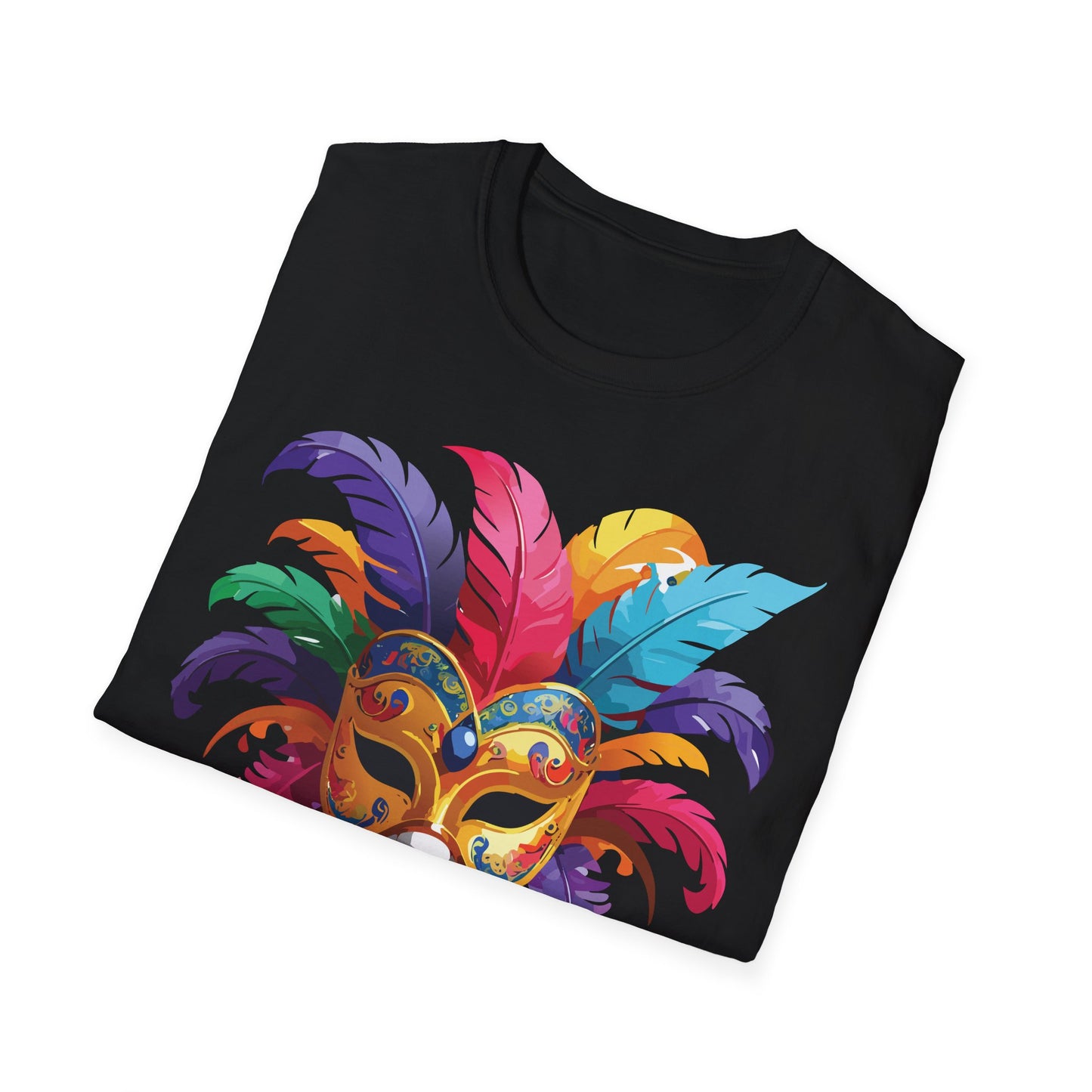 Mask Tee Shirt, Mask Shirt, Shirt with Mask, Masquerade Tees
