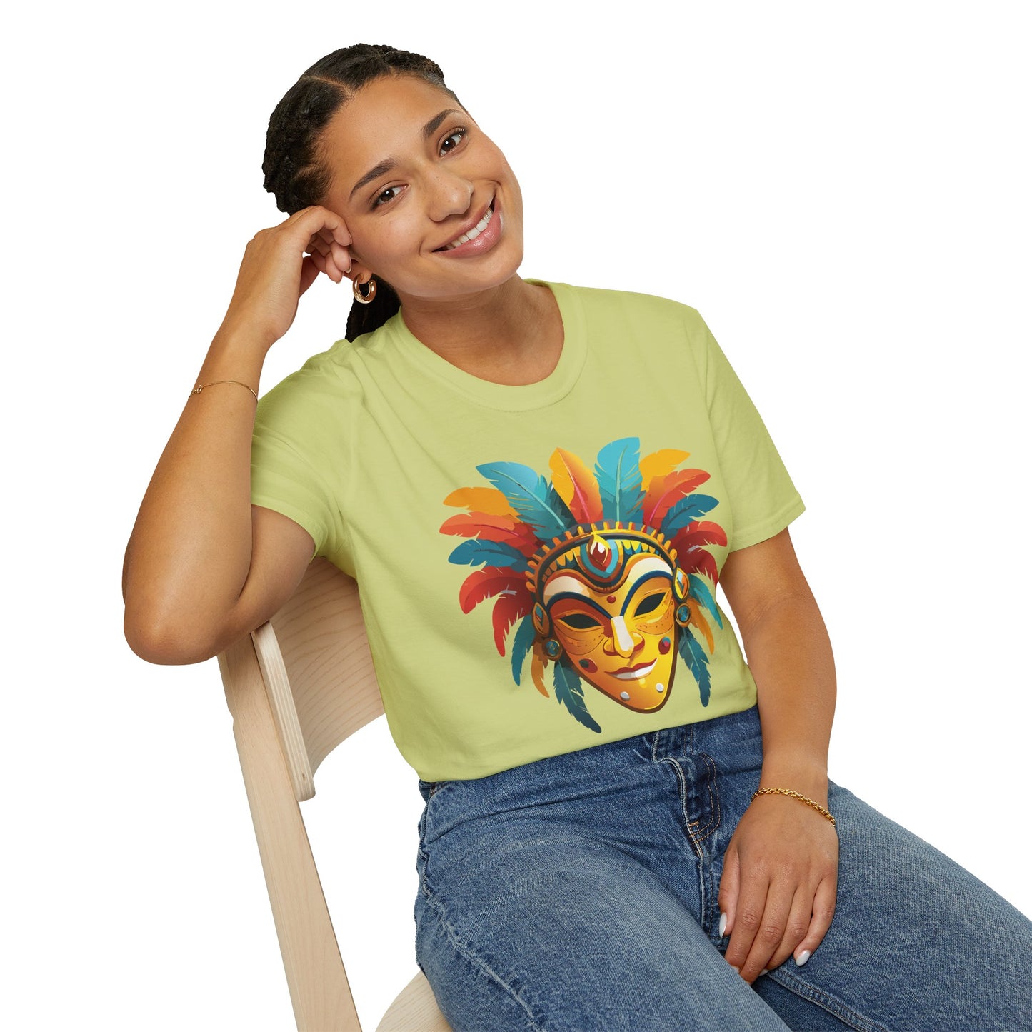 Mask Tee Shirt, Mask Shirt, Shirt with Mask, Masquerade Tees