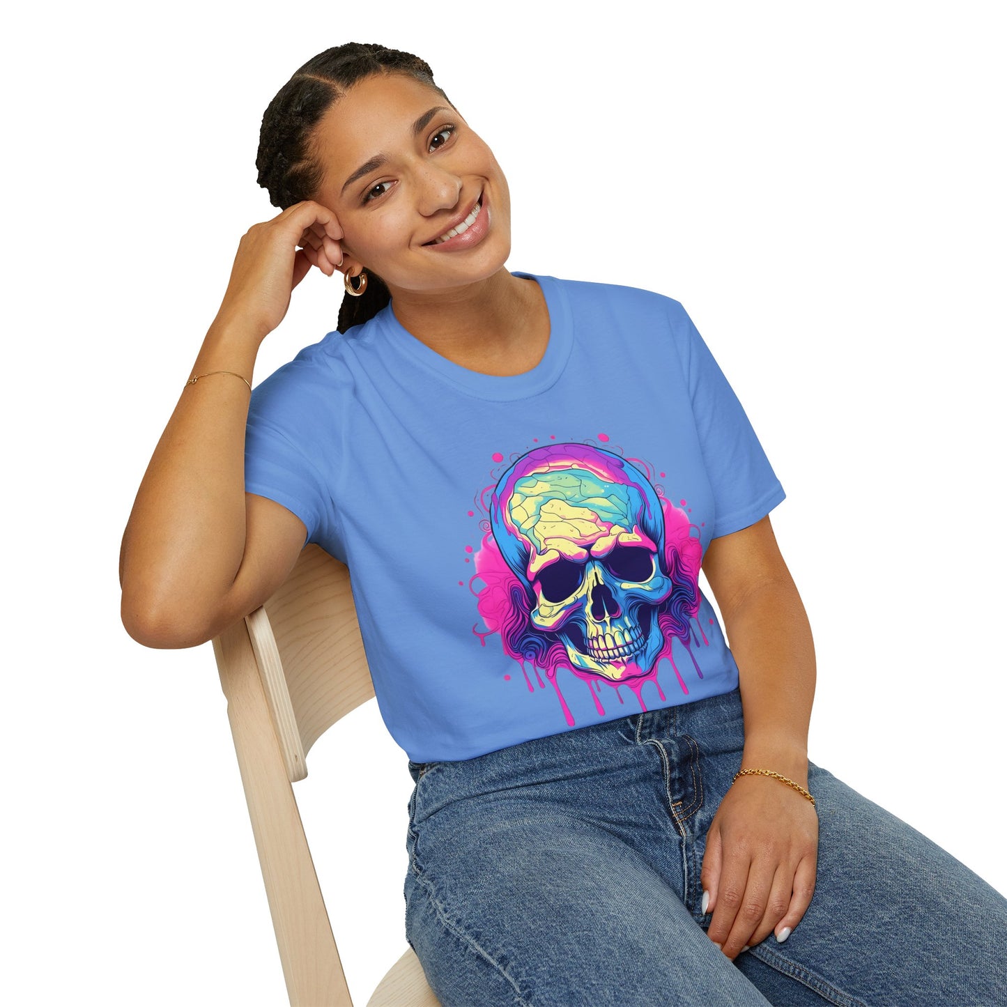 Skull Tee Shirt, Skeleton Shirt, Shirt with Skull, Shirt with Skeleton