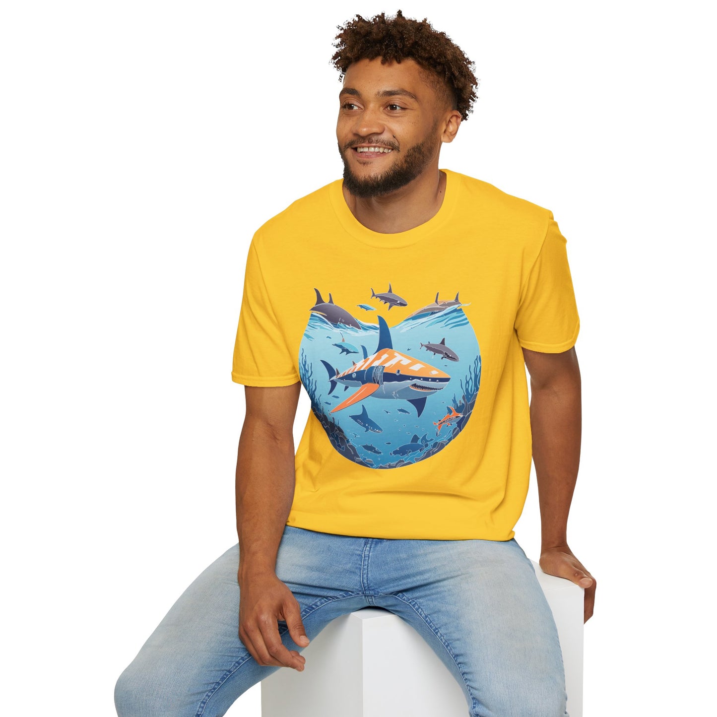 Ocean Tee Shirt, Ocean Shirt, Shirt with Ocean, U boat Tees, Shirt with U-Boat