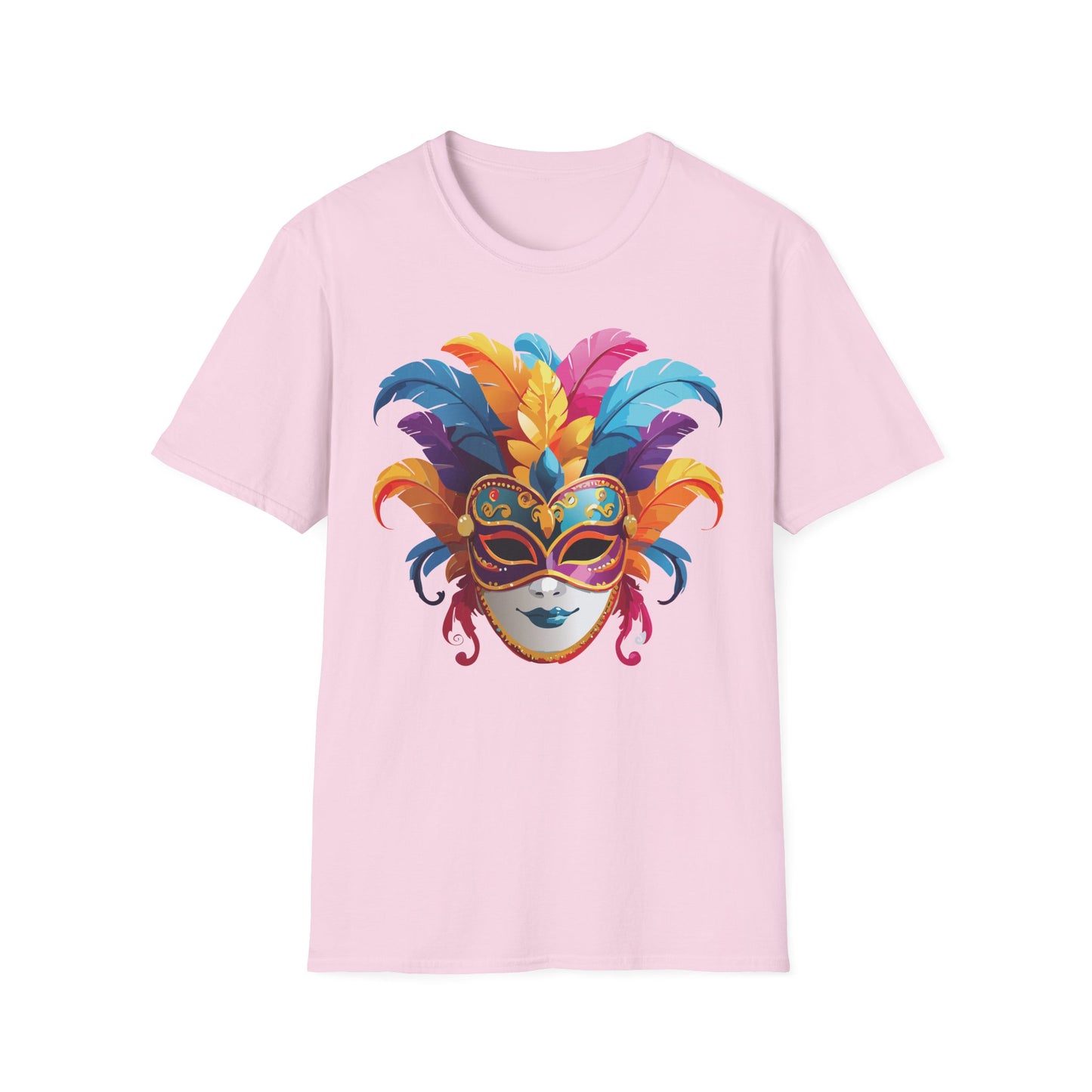 Mask Tee Shirt, Mask Shirt, Shirt with Mask, Masquerade Tees