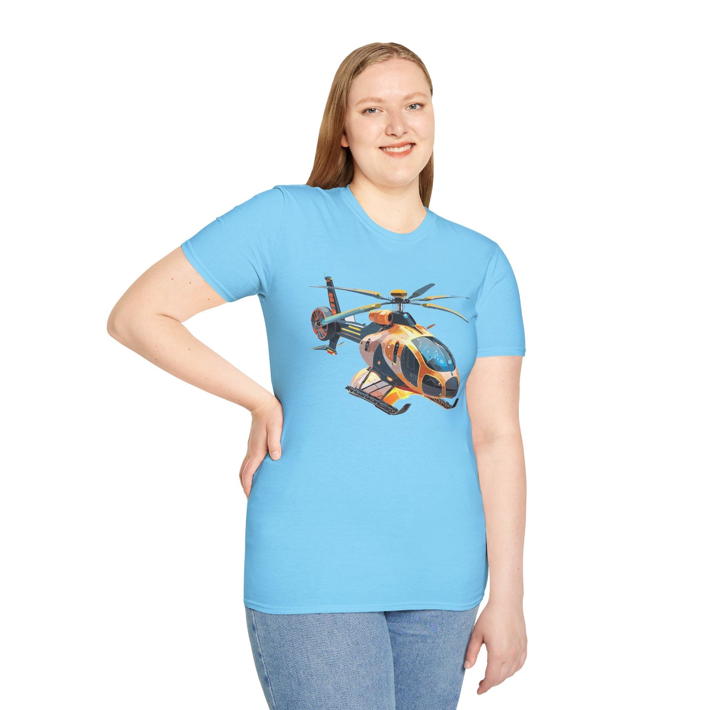 Chopper Shirt, Helicopter Shirt, Shirt with Helicopter, T Shirt with Chopper